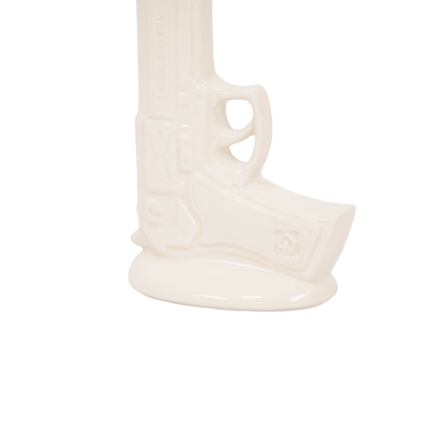 Vase - Gun - Ceramics - White - 15x9x23cm