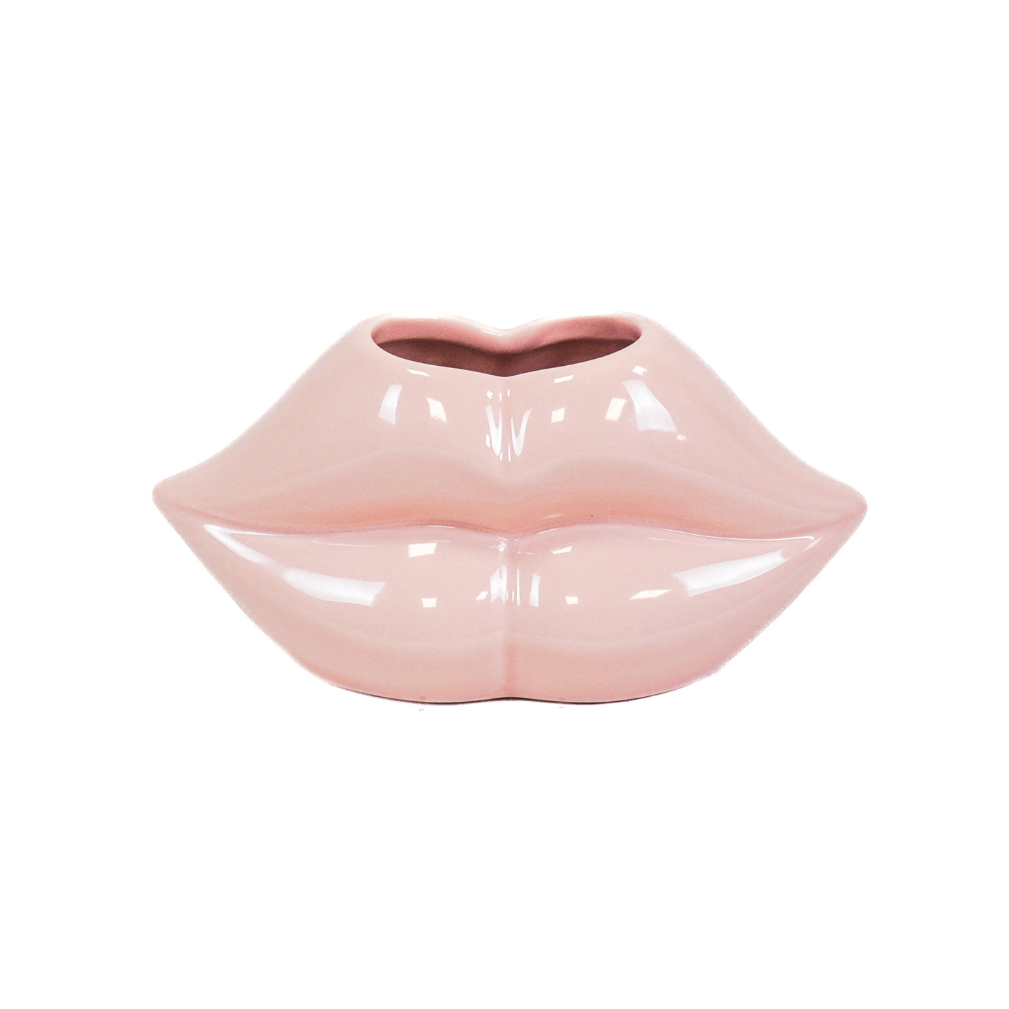 Pot - Lip - Ceramics - Light Pink - 15,5x6,5x7,5cm