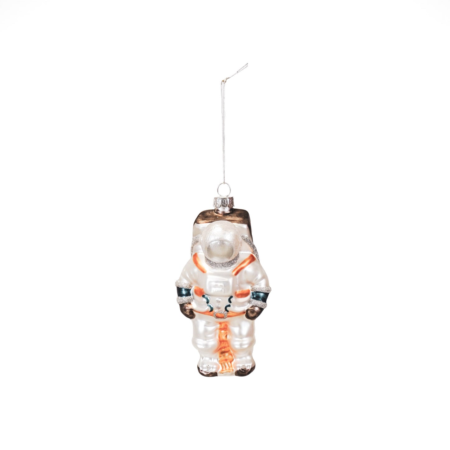 Xmas Hanger - Astronaut - Glass - White - 7,5x7x14cm
