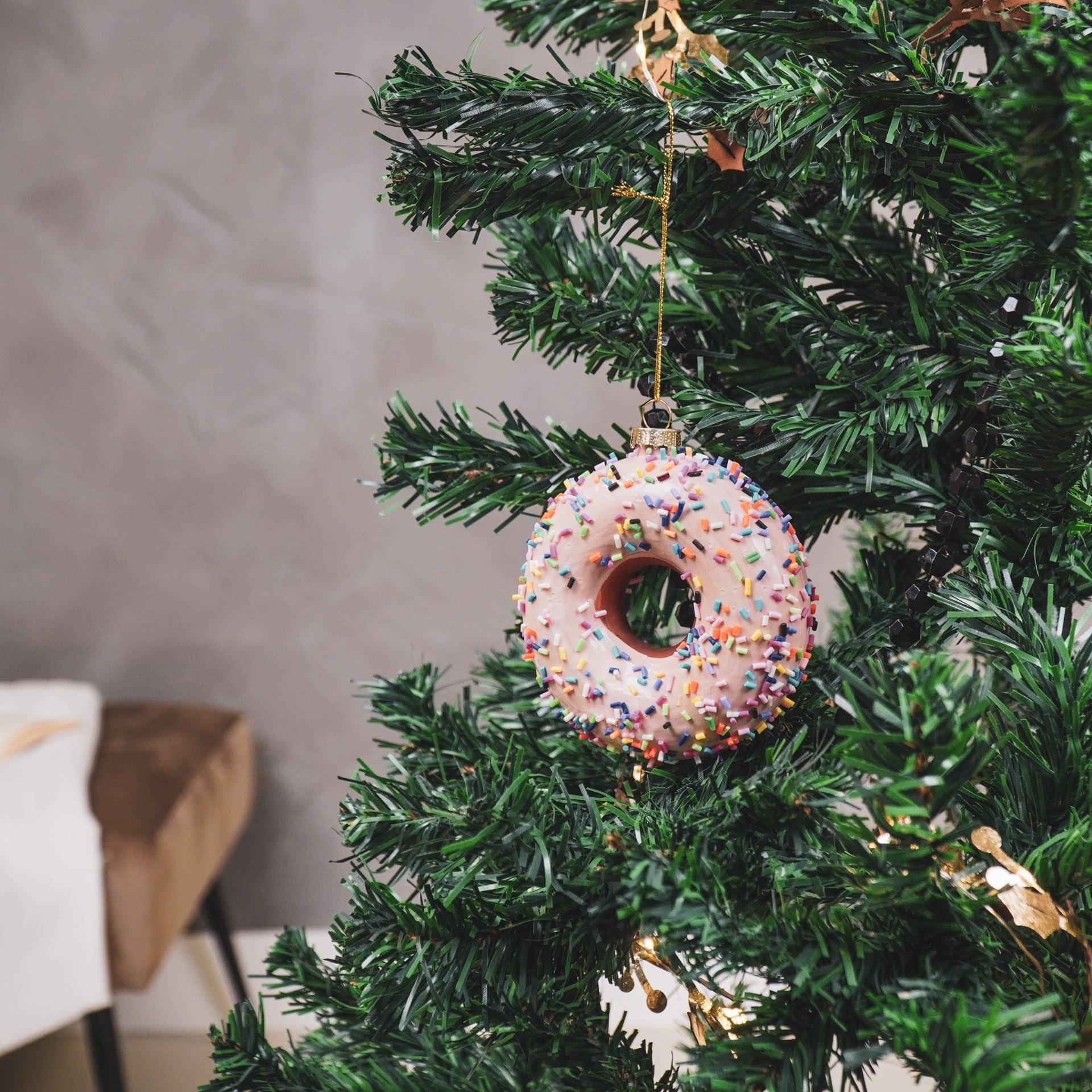 Xmas Hanger - Donut - Glass - 9,5x3,5cm