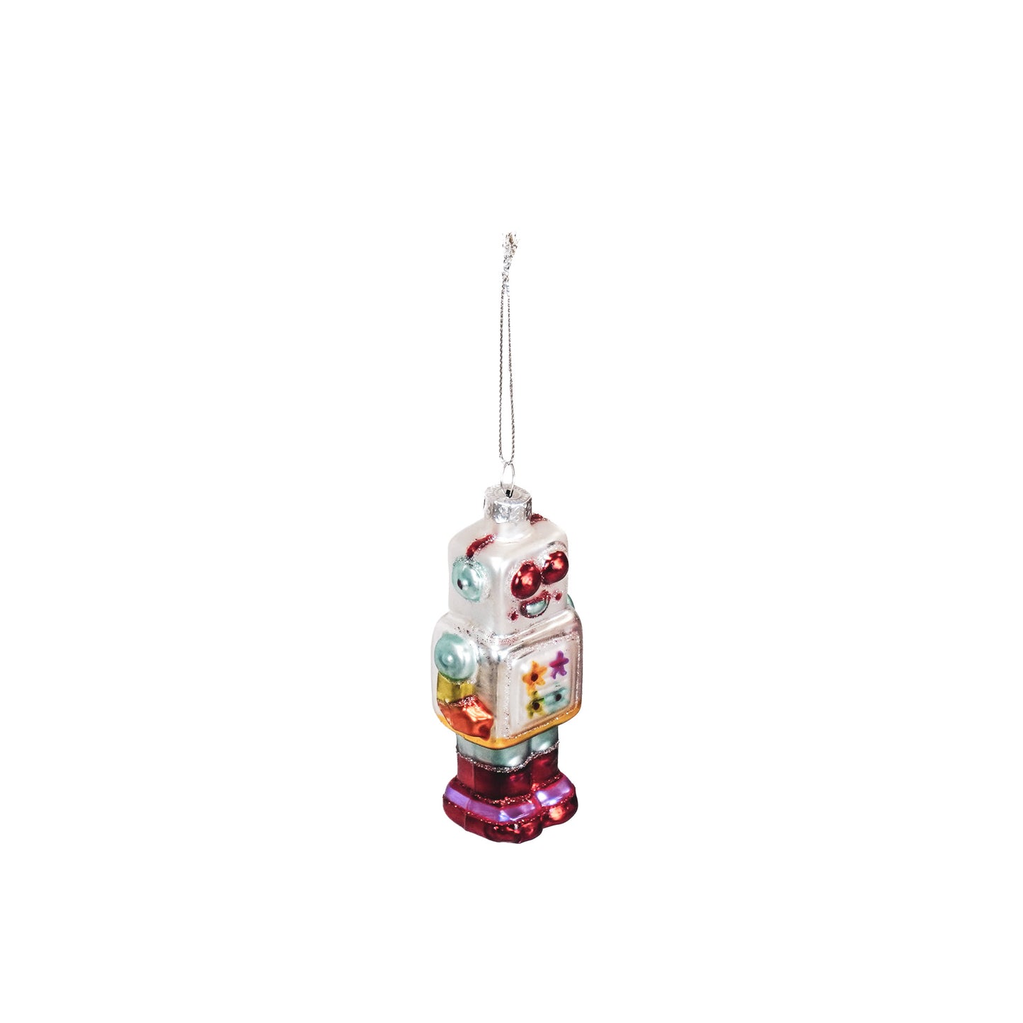 Xmas Hanger - Robotic - Glass - 5x3,5x10,5cm