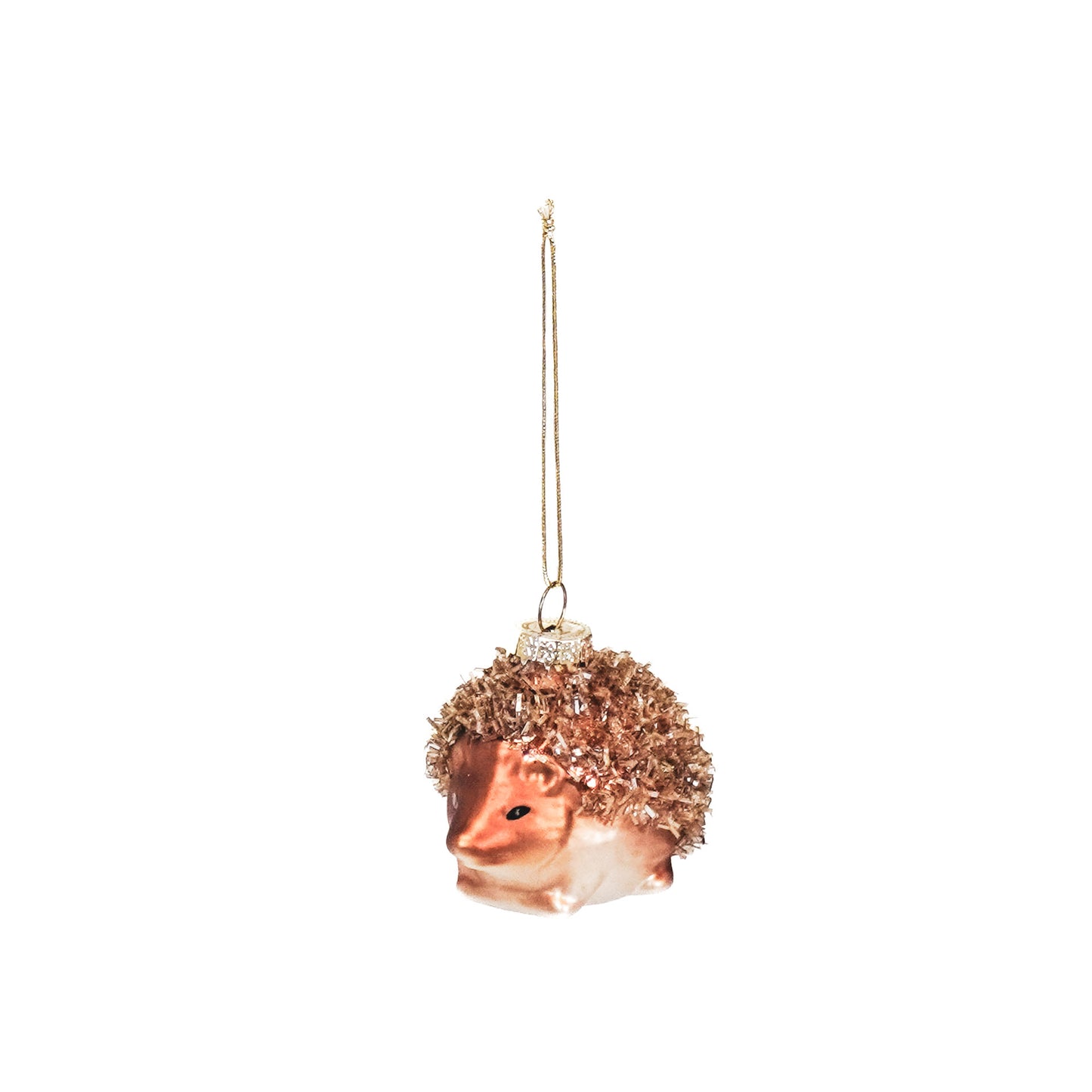 Xmas Hanger - Hedgehog - Glass - 7x5x6cm