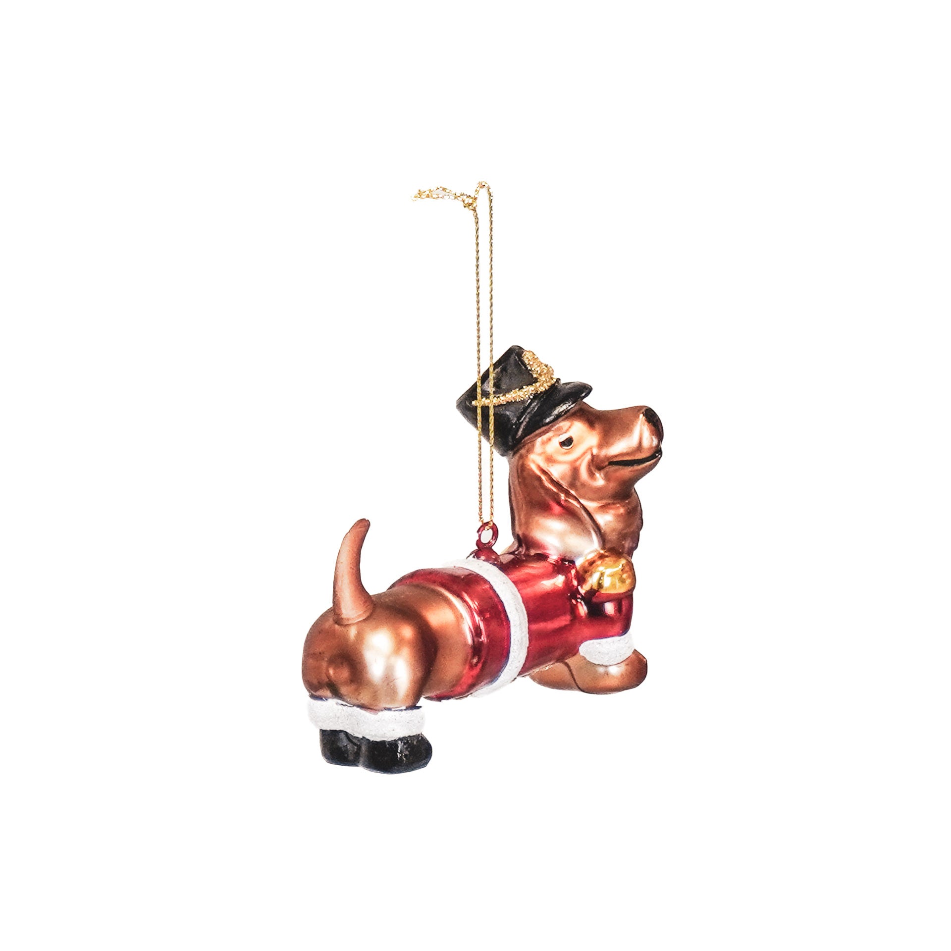 Xmas Hanger - Tackle - Glass - 10x4x8cm