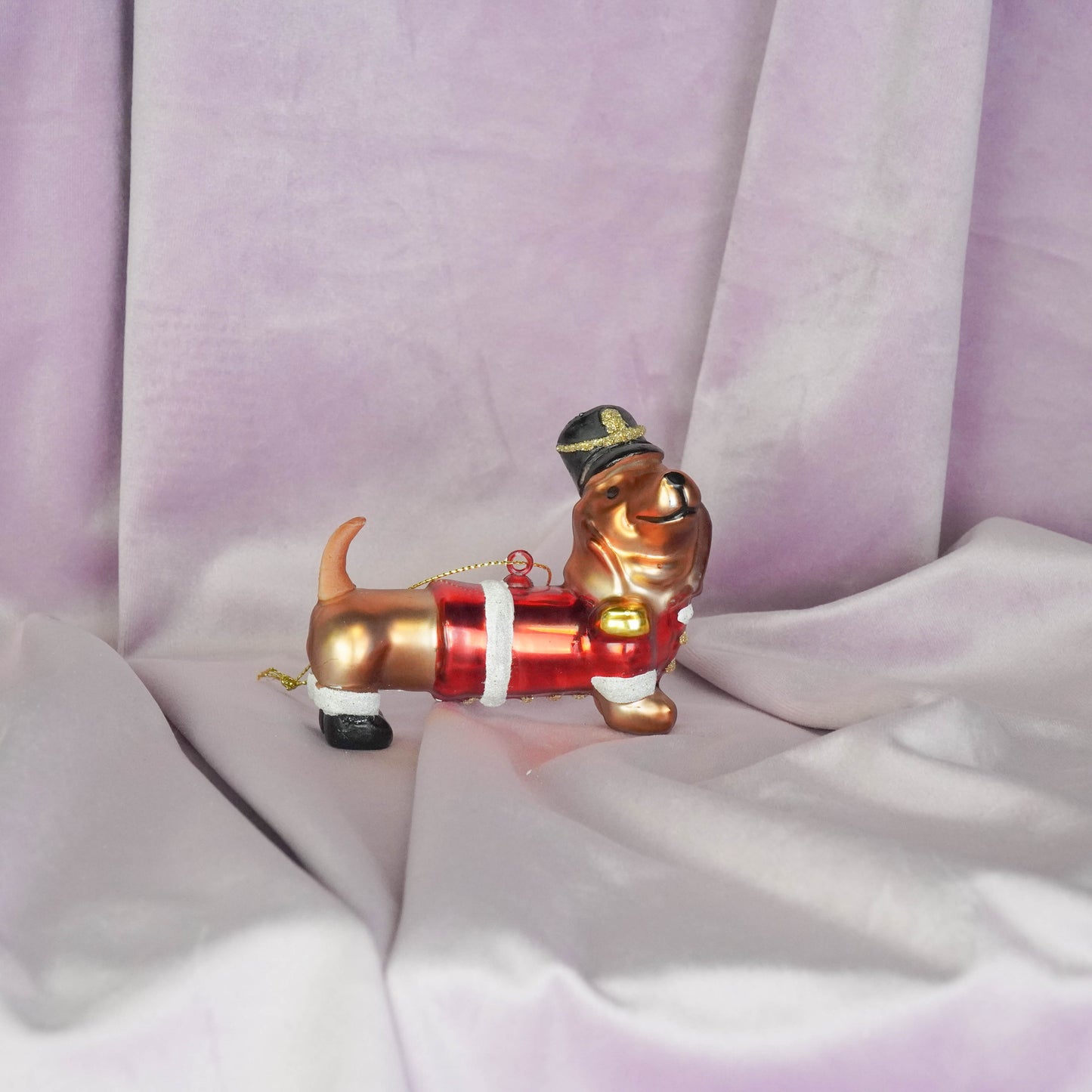 Xmas Hanger - Tackle - Glass - 10x4x8cm