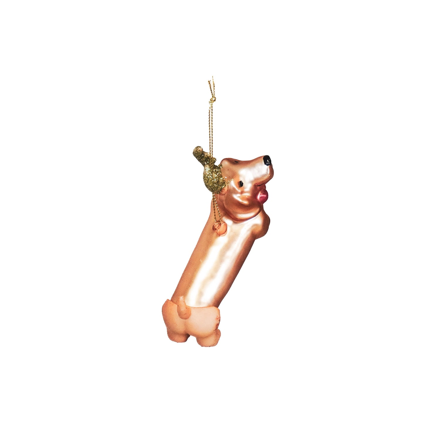 Xmas Hanger - Tackle - Glass - 10x4,5x8,5cm