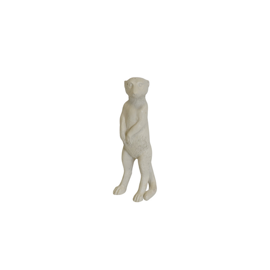 Ornament - Meerkat - Polyresin - Beige - 7,5x4x15cm