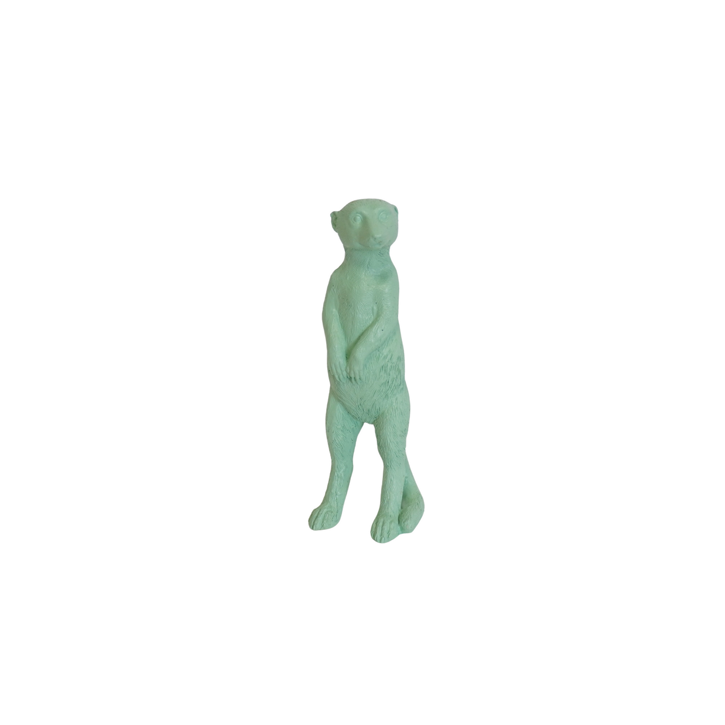 Ornament - Meerkat - Polyresin - Mintgreen - 7,5x4x15cm