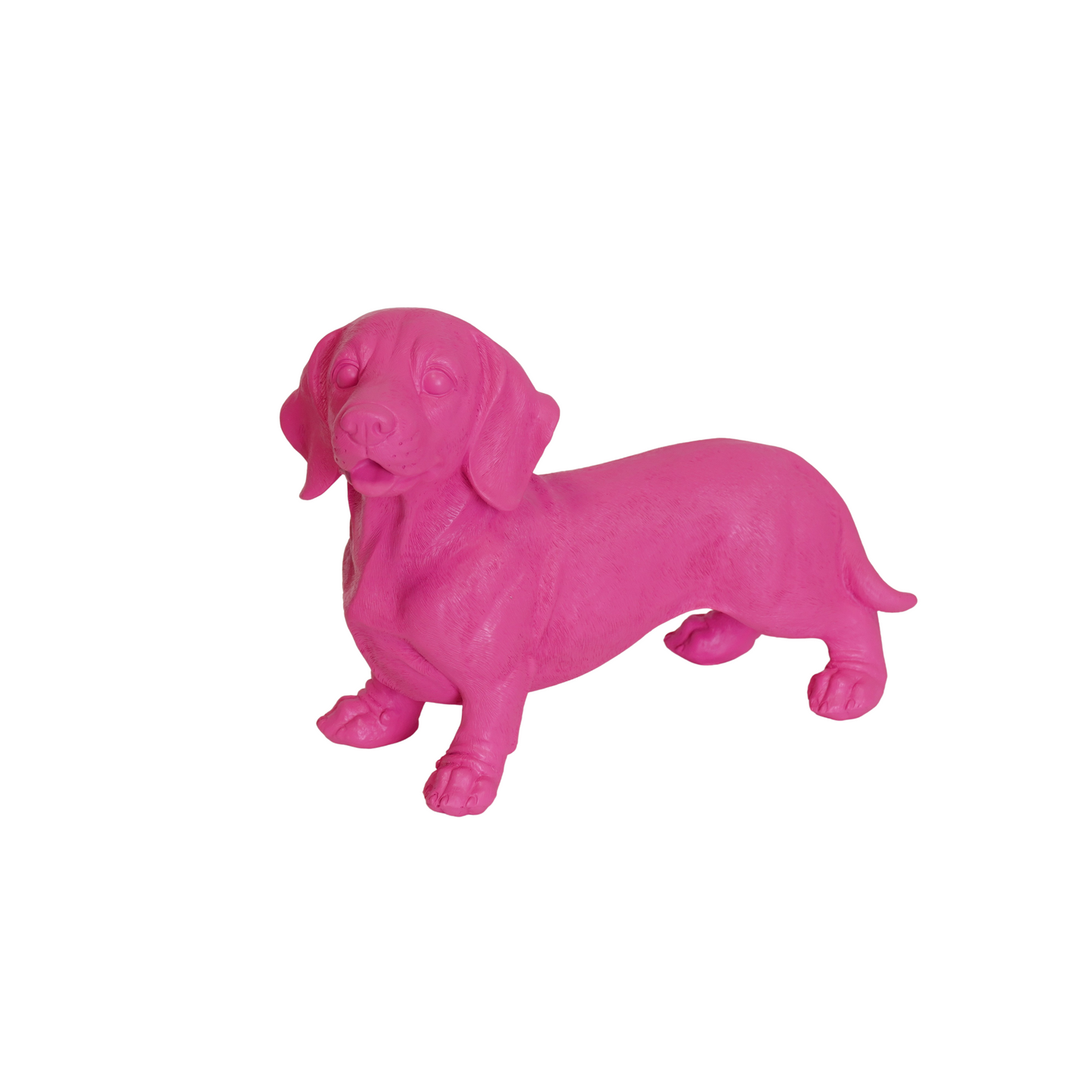 Ornament - Tackle Dog - Polyresin - Pink - 20x8x15cm