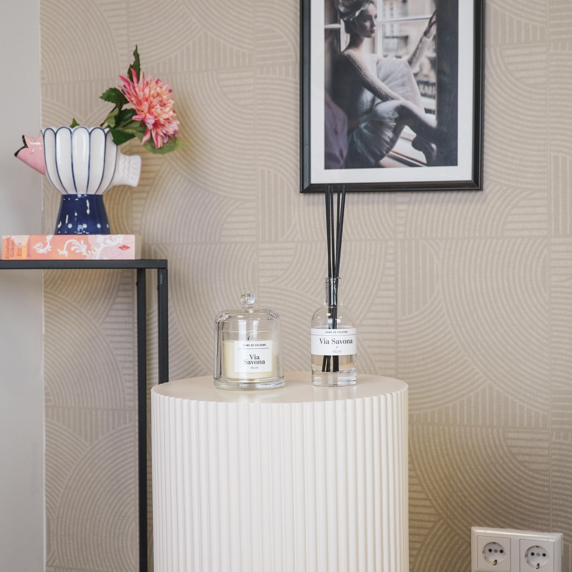 Reed Diffuser - Via Savona Milan - Mediterranean flowers - 100ml