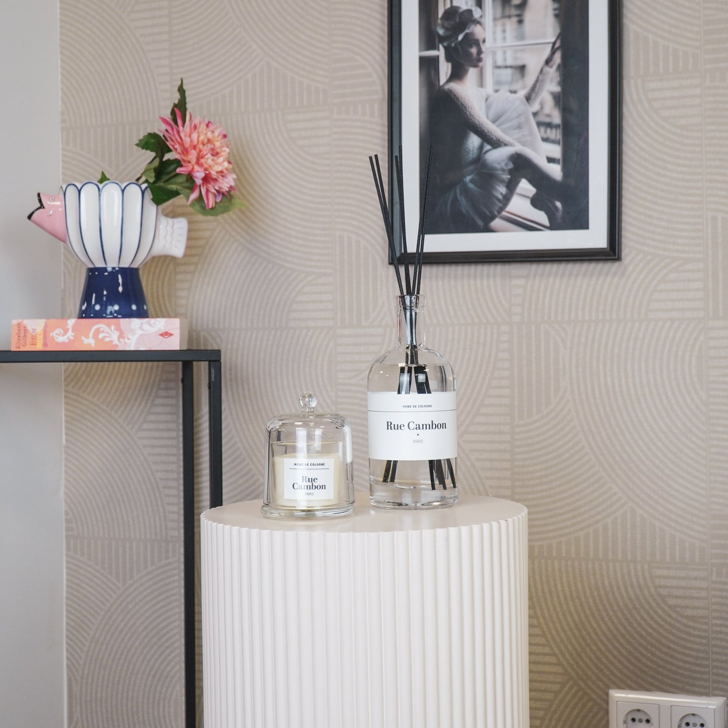 Scented Candle - Glass Dome Rue Cambon Paris - 100gram