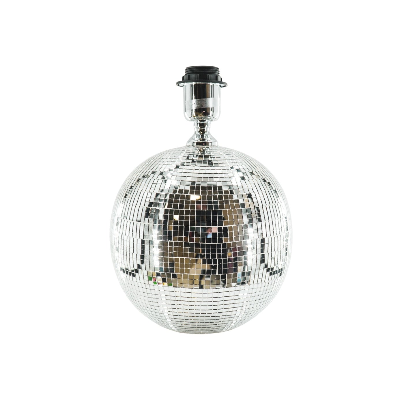Lamp - Table Lamp Disco ball - Glass - Silver - 20x20x20cm