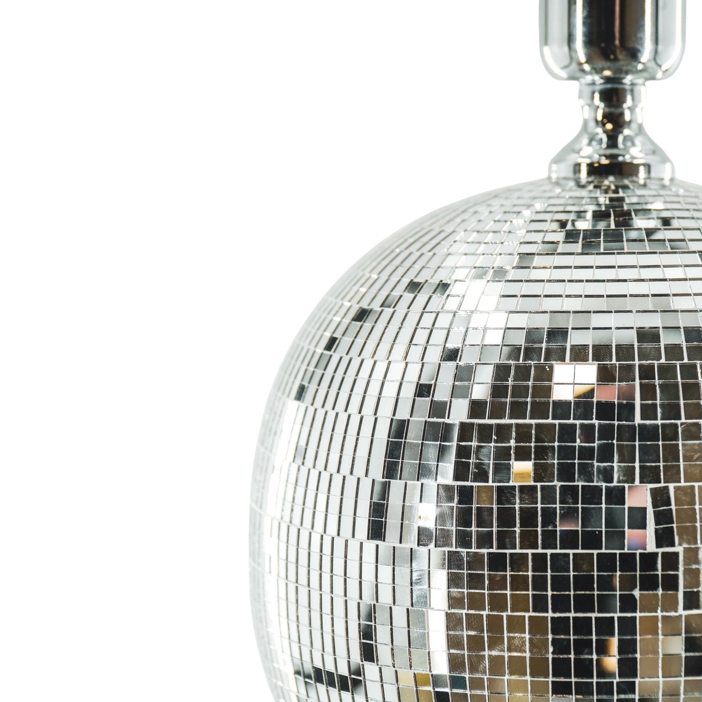 Lamp - Table Lamp Disco ball - Glass - Silver - 20x20x20cm