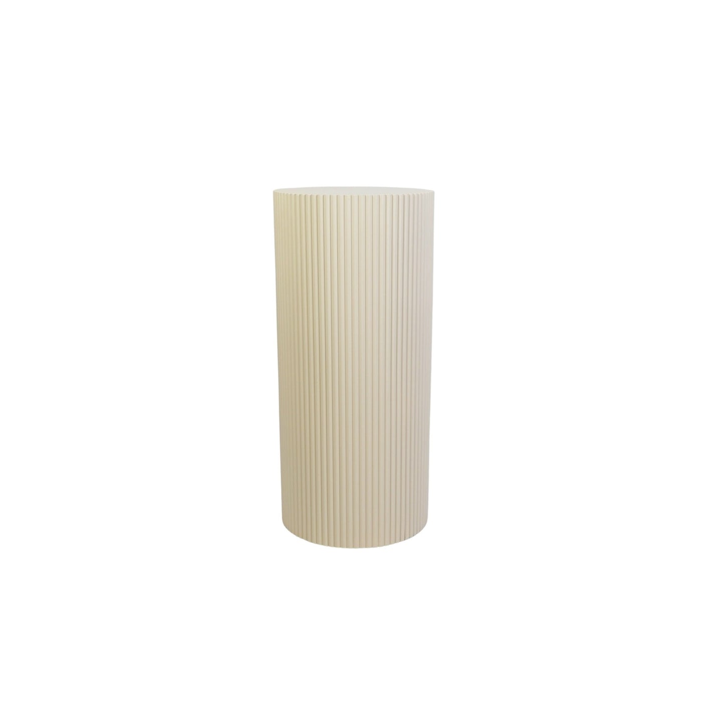 Side Table / Pillar- Cylinder - MDF - Sand - 30x65cm