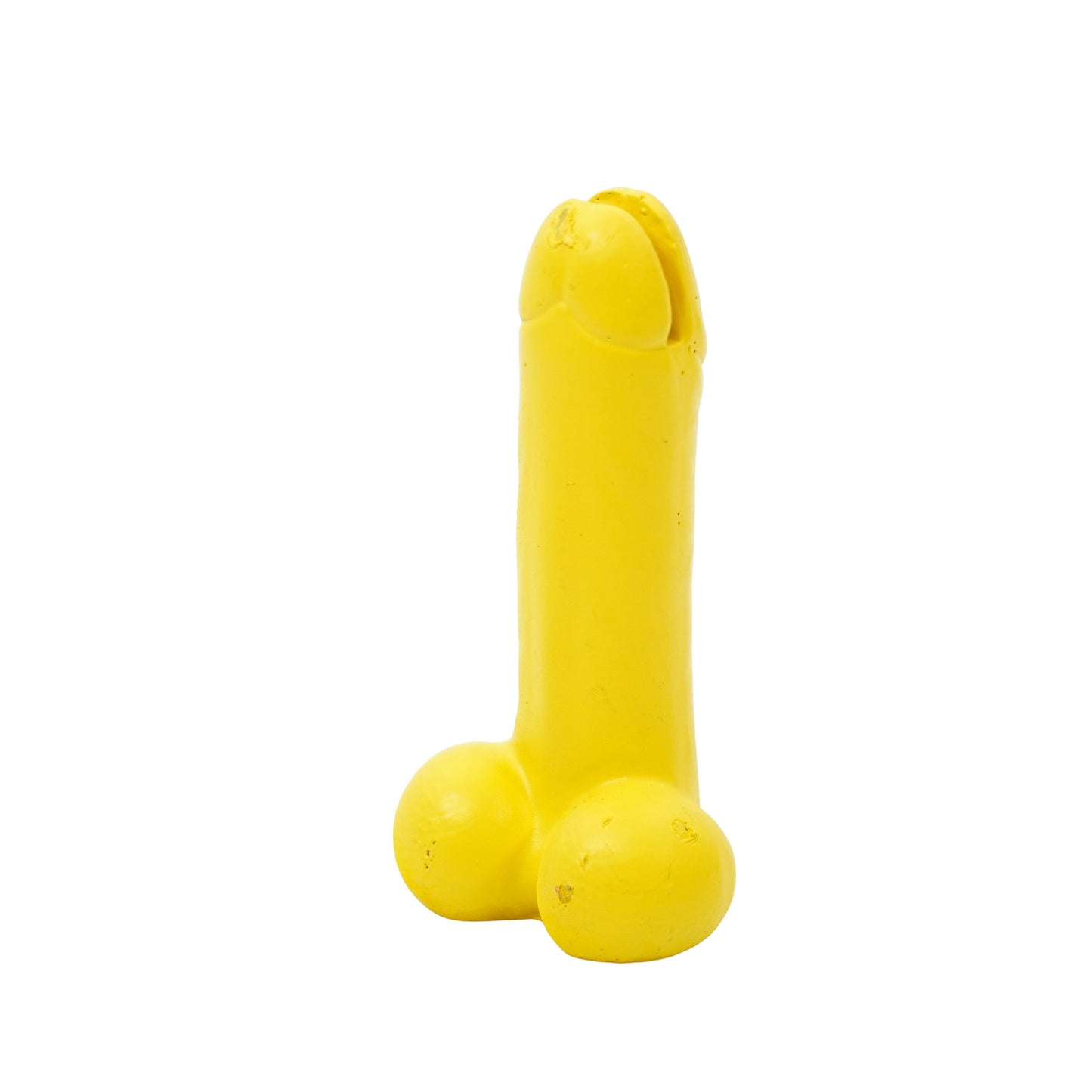 Card holder - Dick - Polyresin - Yellow - 4,5x3,5x9cm