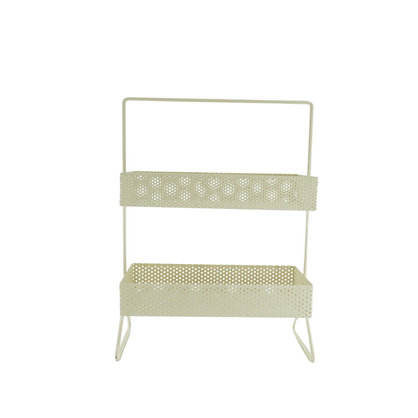 Shelves - Styling - Metal - 2 layers - Beige - 30x15x40cm