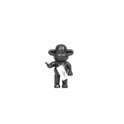Ornament - Hang Loose Monkey Figurine 'The Legend' - Black - 11x7x19cm