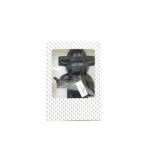 Ornament - Hang Loose Monkey Figurine 'The Legend' - Polyresin - Black - 33x21x50cm