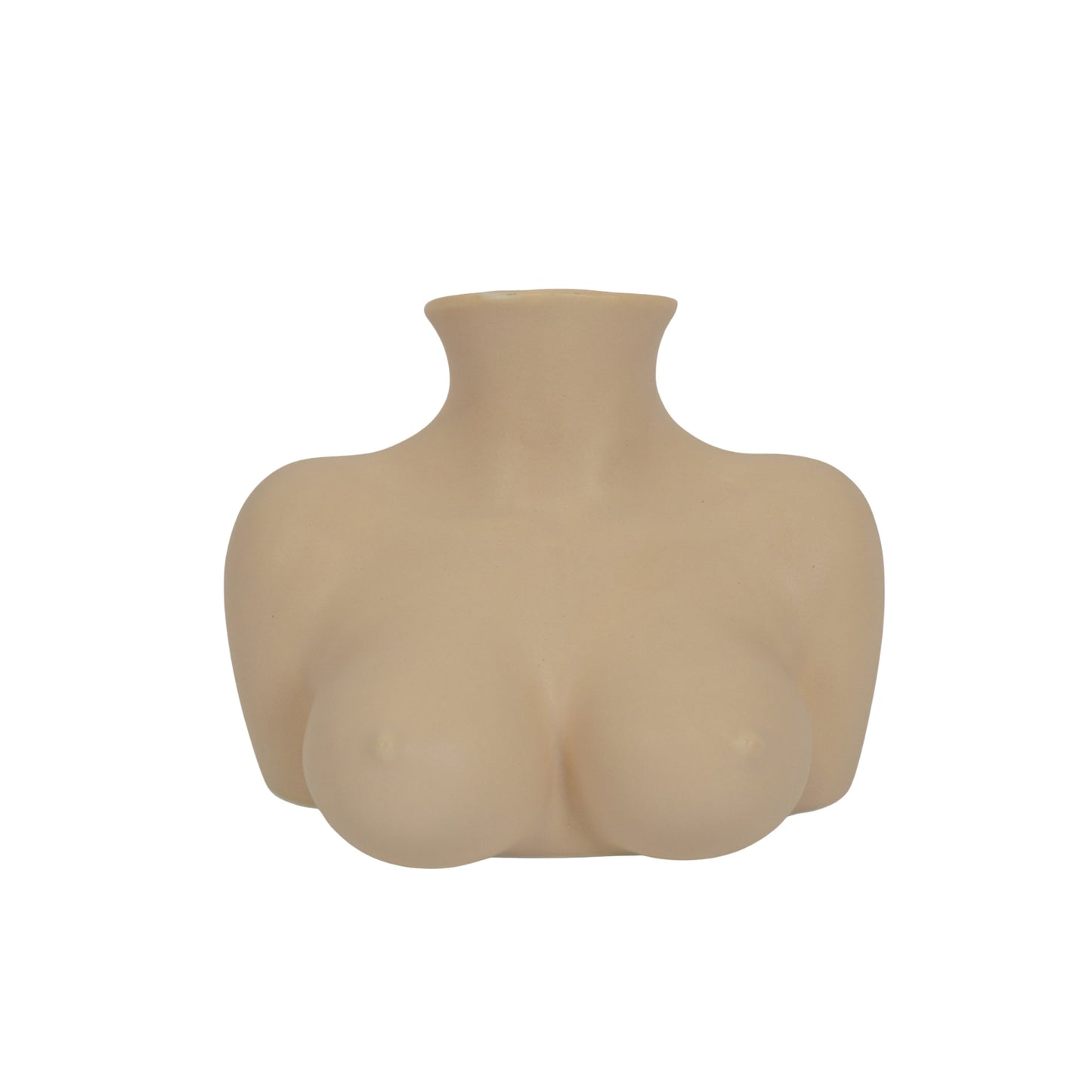 Vase- Breasts  - Ceramics - Sand - 6,5x12,5x13cm