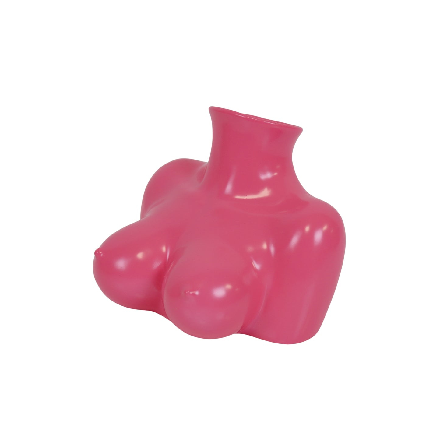 Vase- Breasts  - Ceramics - Neon Pink - 6,5x12,5x13cm