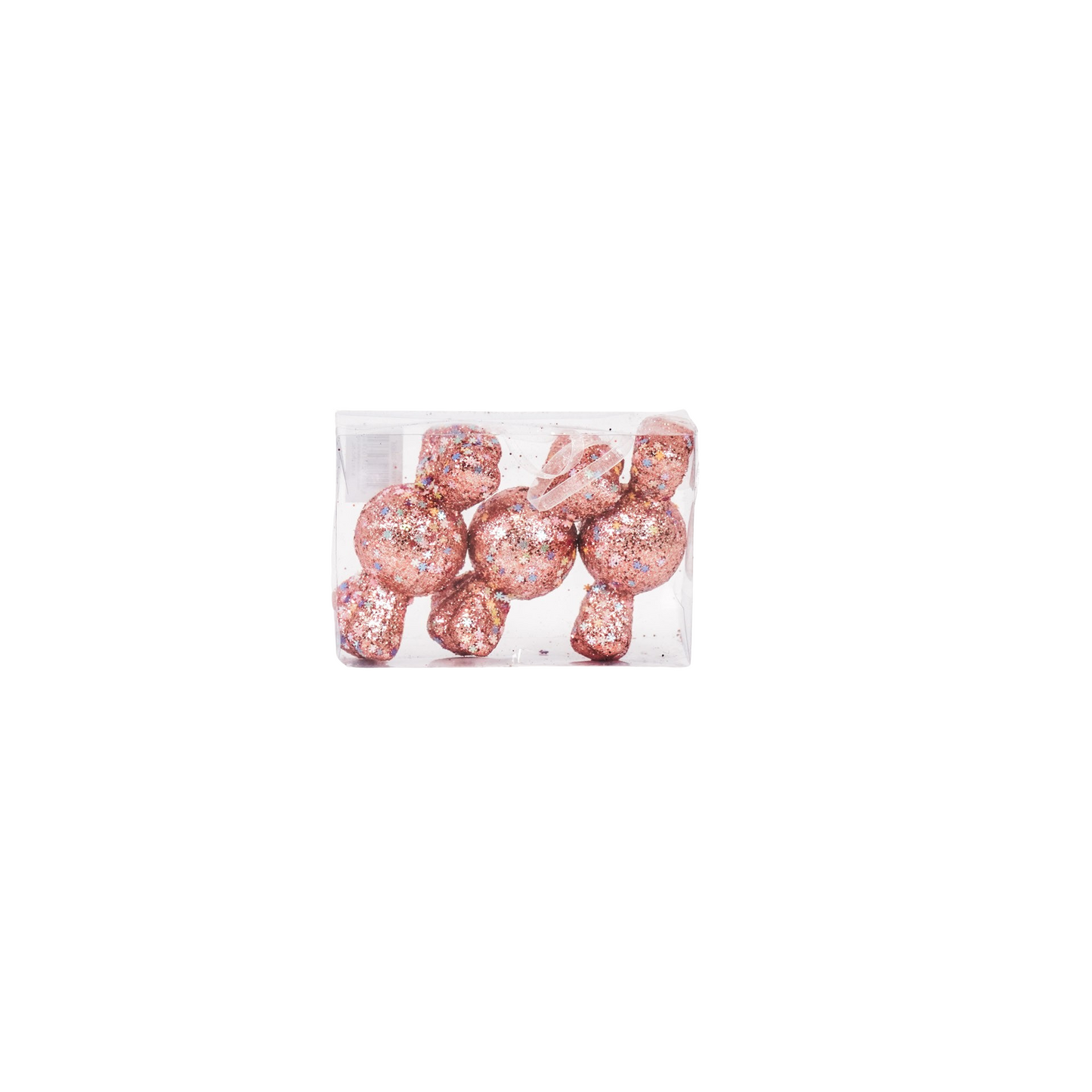 Xmas Hangers- 3 Toffee Candy Foam-Pink/ Disco Dip- S3-6x13c