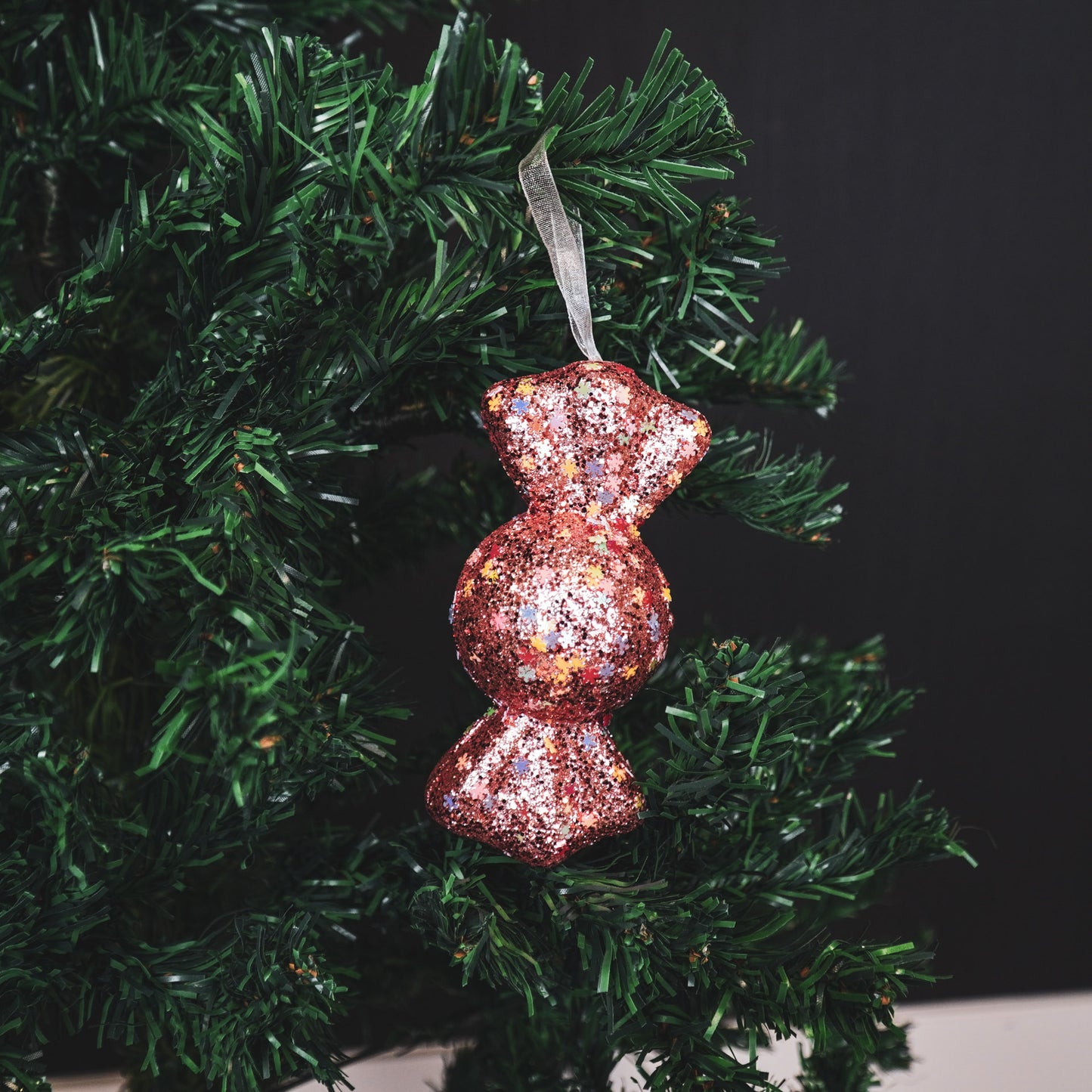 Xmas Hangers- 3 Toffee Candy Foam-Pink/ Disco Dip- S3-6x13c