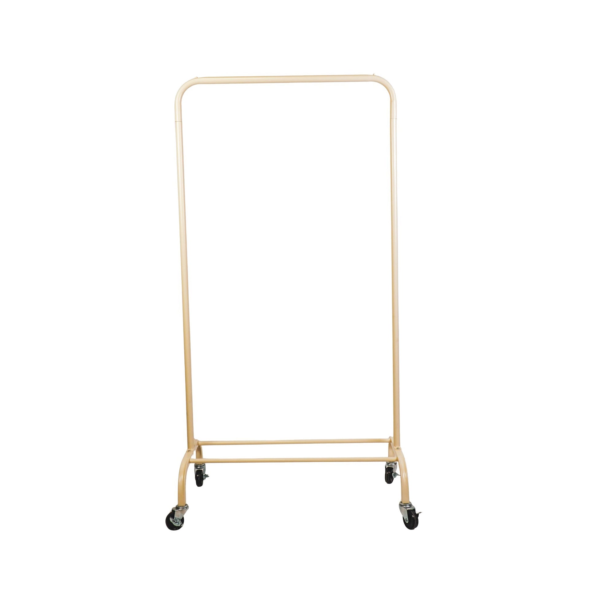 Clothrack rack - Wheels - Sand - 80x40x155cm