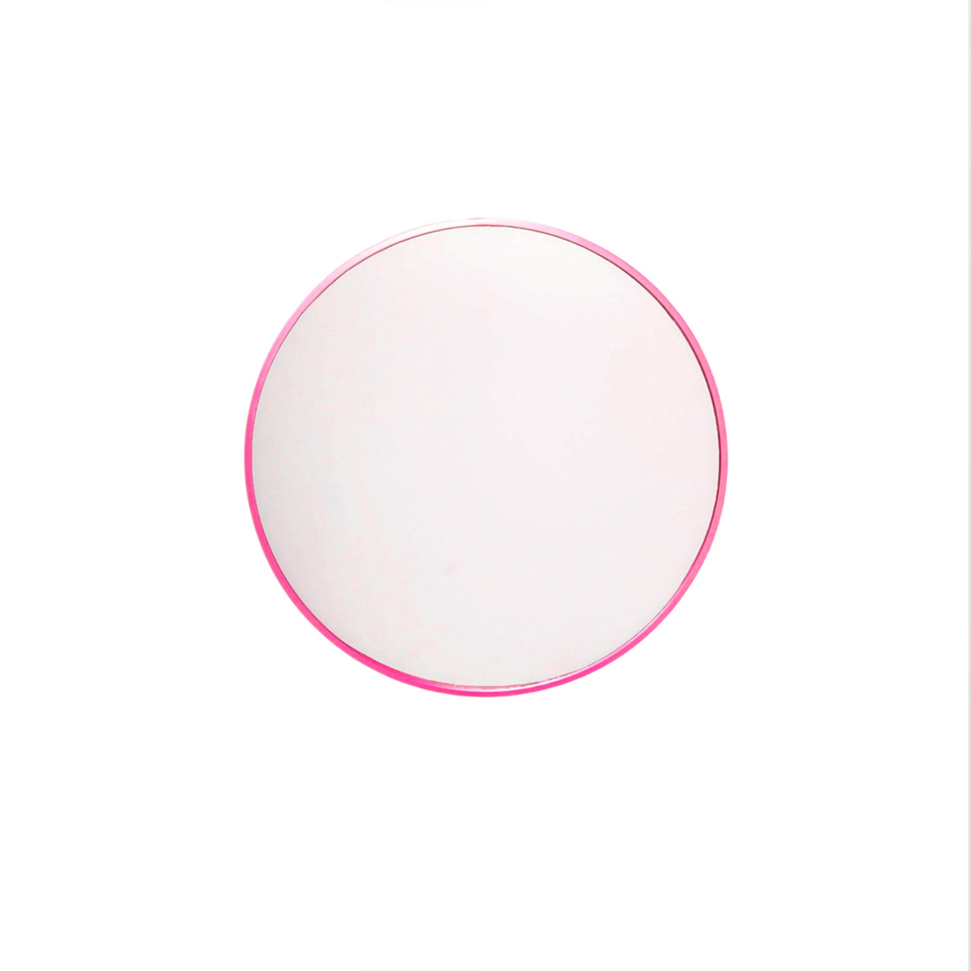 Mirror - Wall Mirror Round - Metal - Pink - Ø60cm