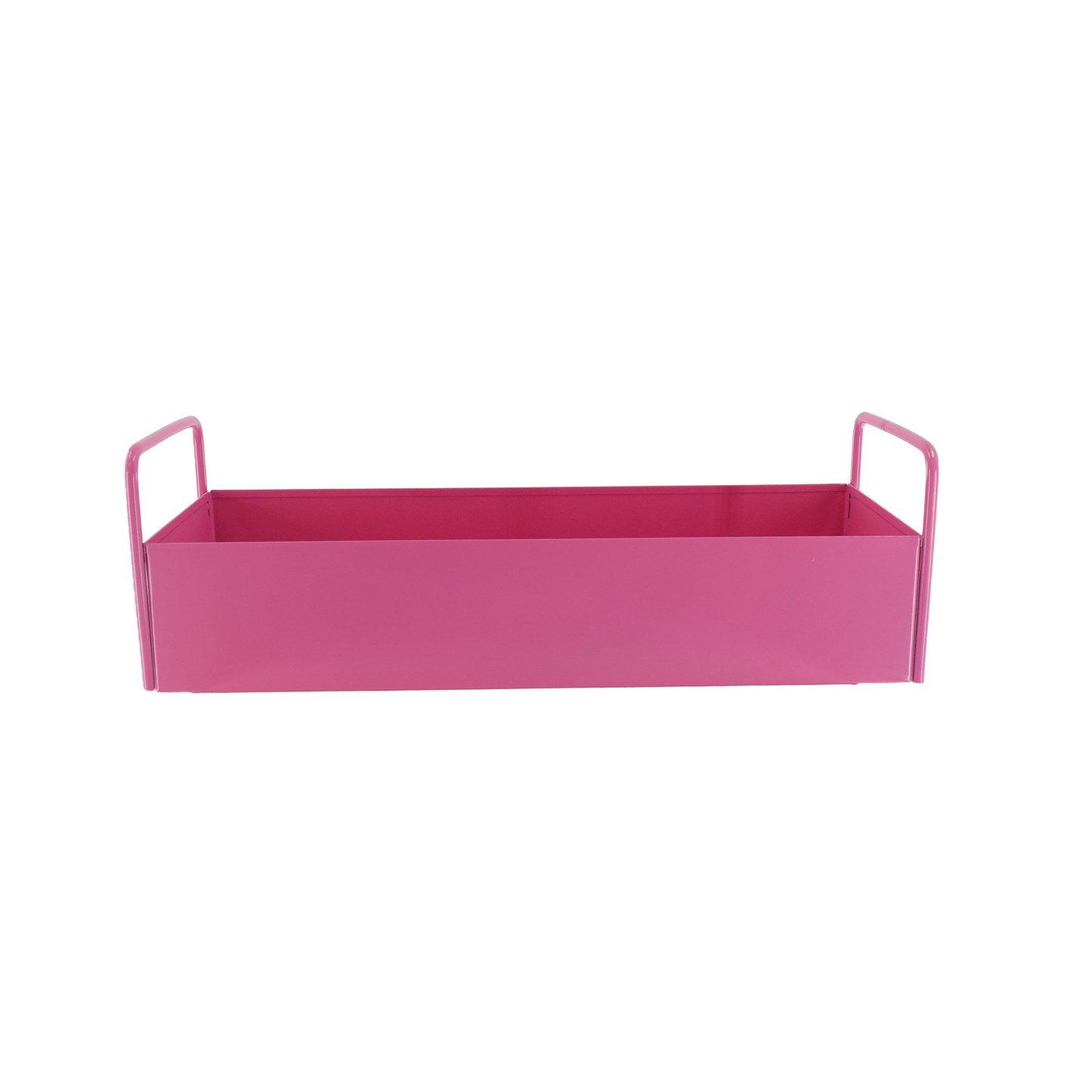 Tray - Metal - Pink - 41,5x15,5x13cm