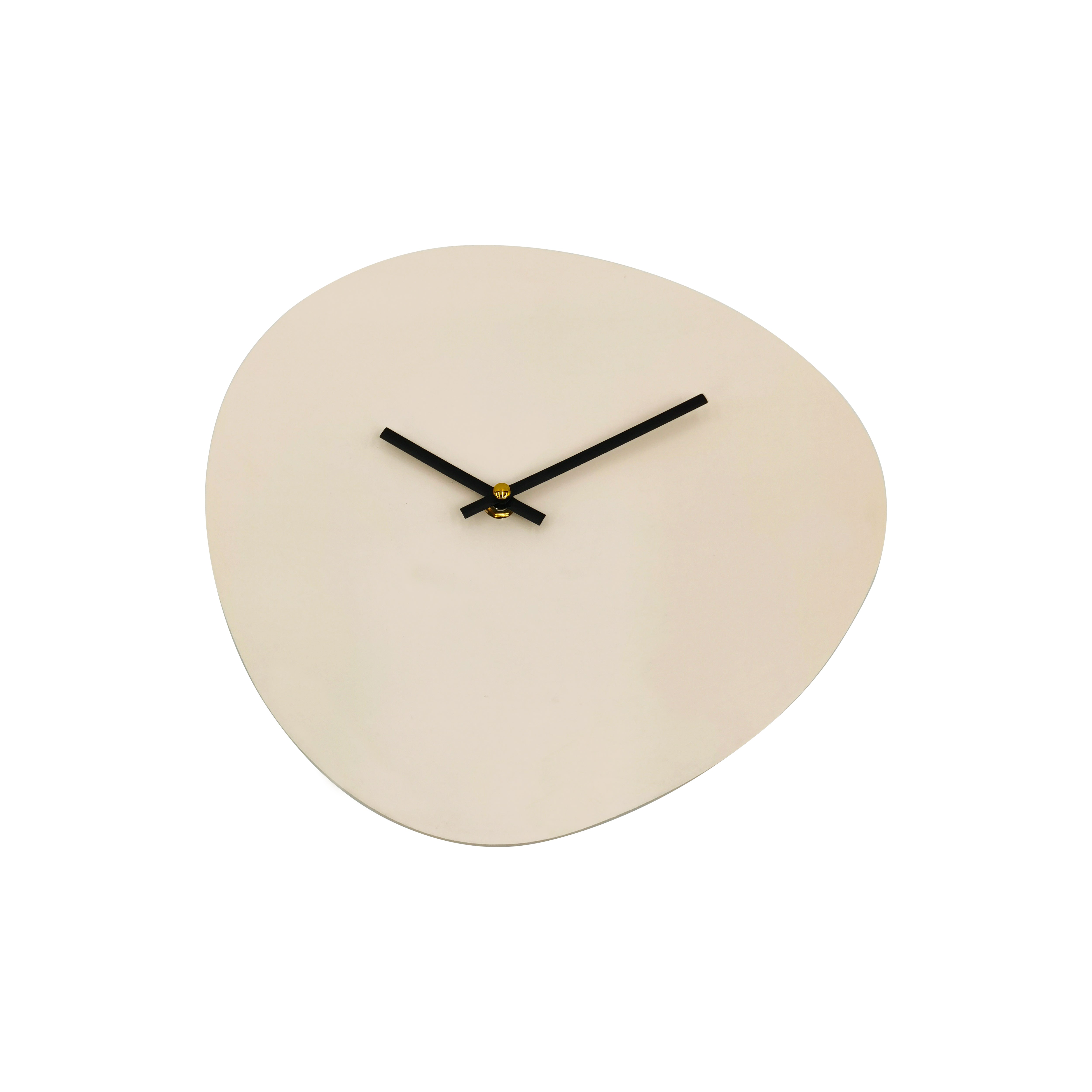 Clock - Wall Clock Organic- Sand - 30x30x0,5 cm