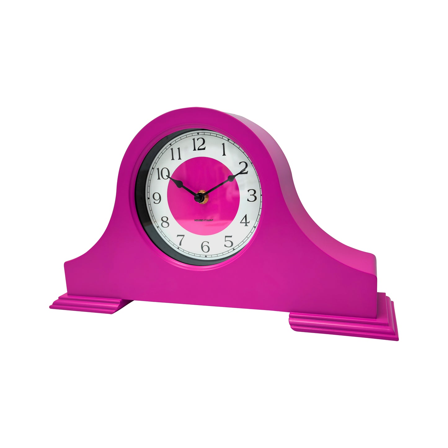 Clock - Mantel Clock- Neon Pink - 36x8,5x20 cm