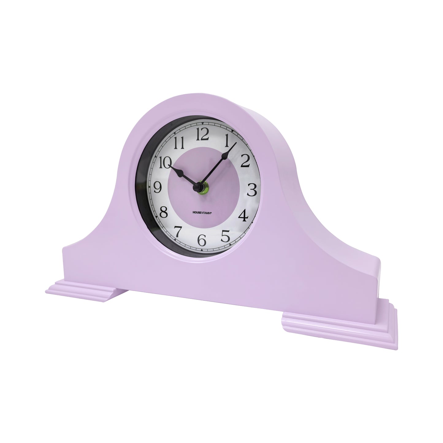 Clock - Mantel Clock-Lilac - 36x8,5x20 cm