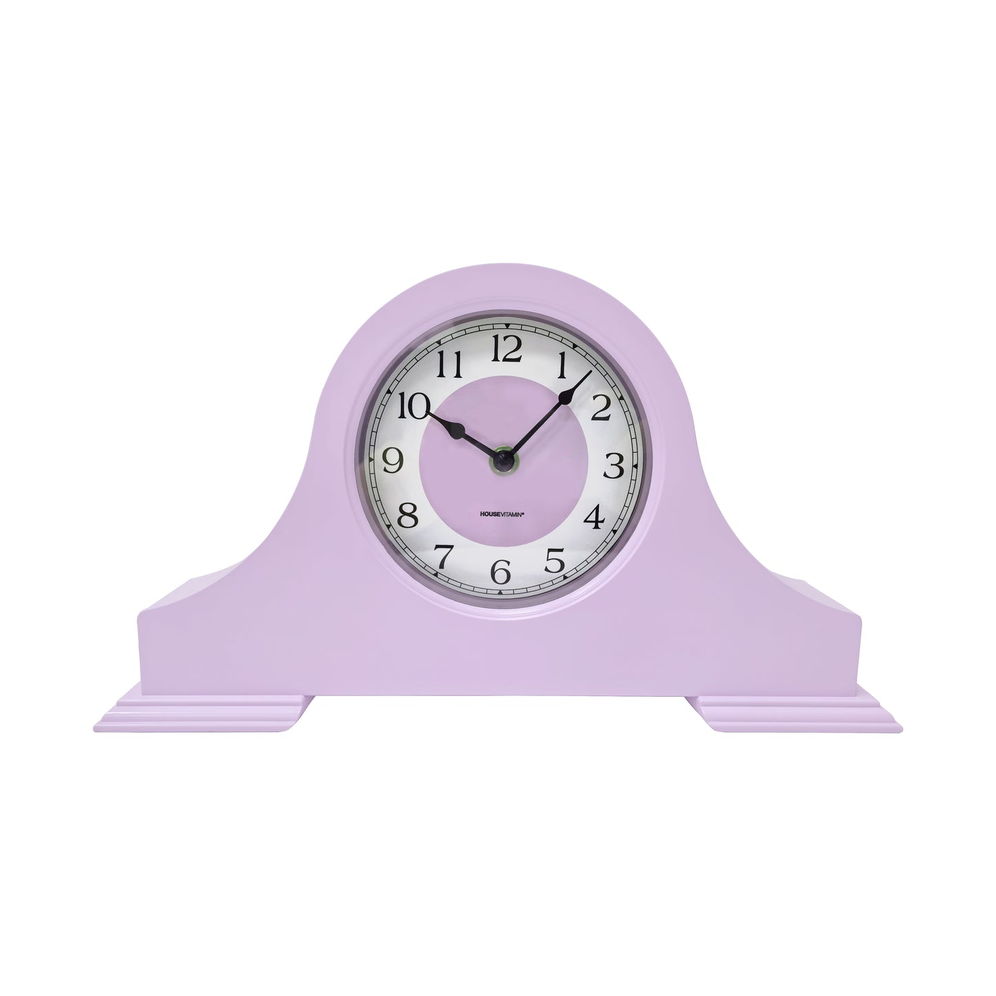 Clock - Mantel Clock-Lilac - 36x8,5x20 cm