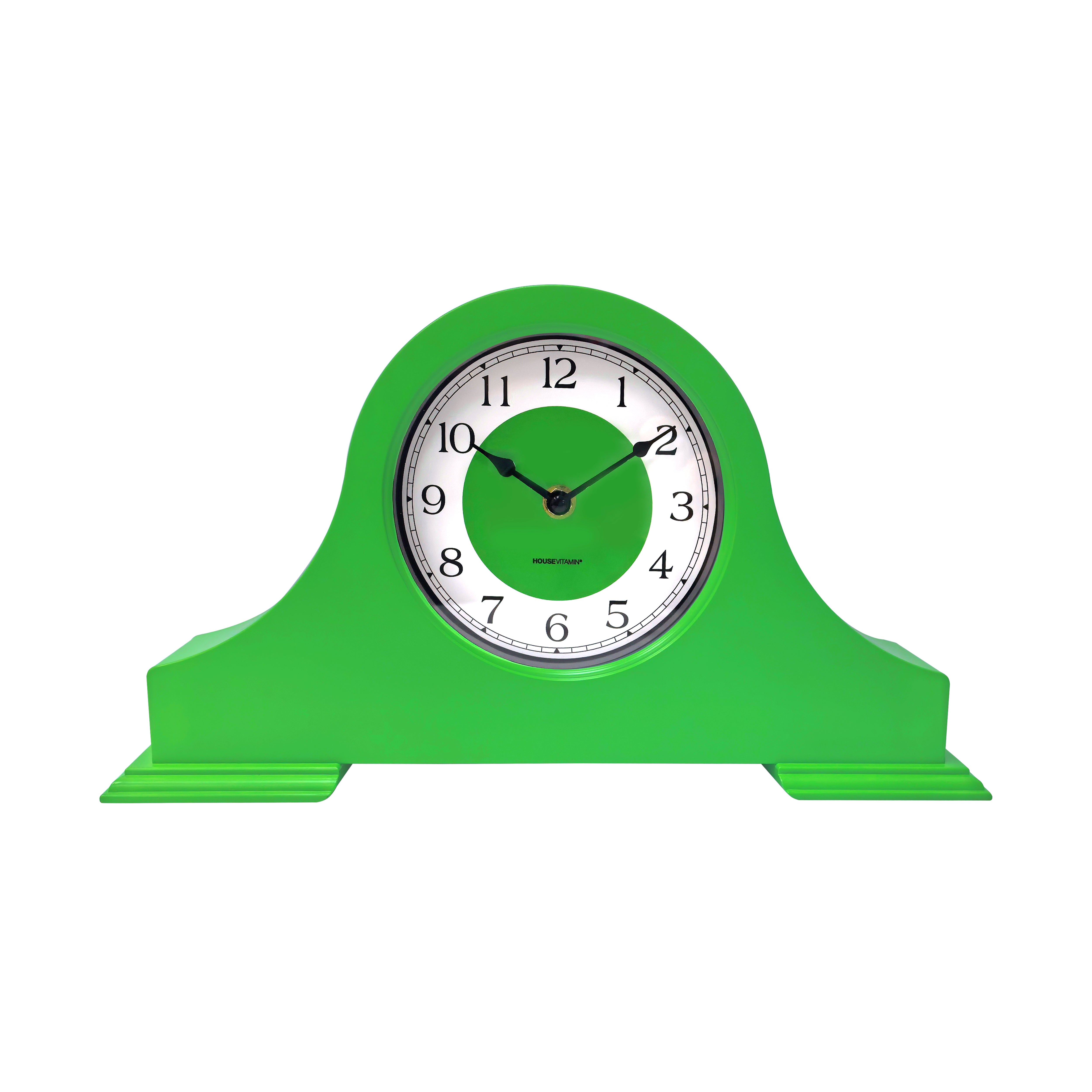 Clock - Mantel Clock- Green - 36x8,5x20 cm