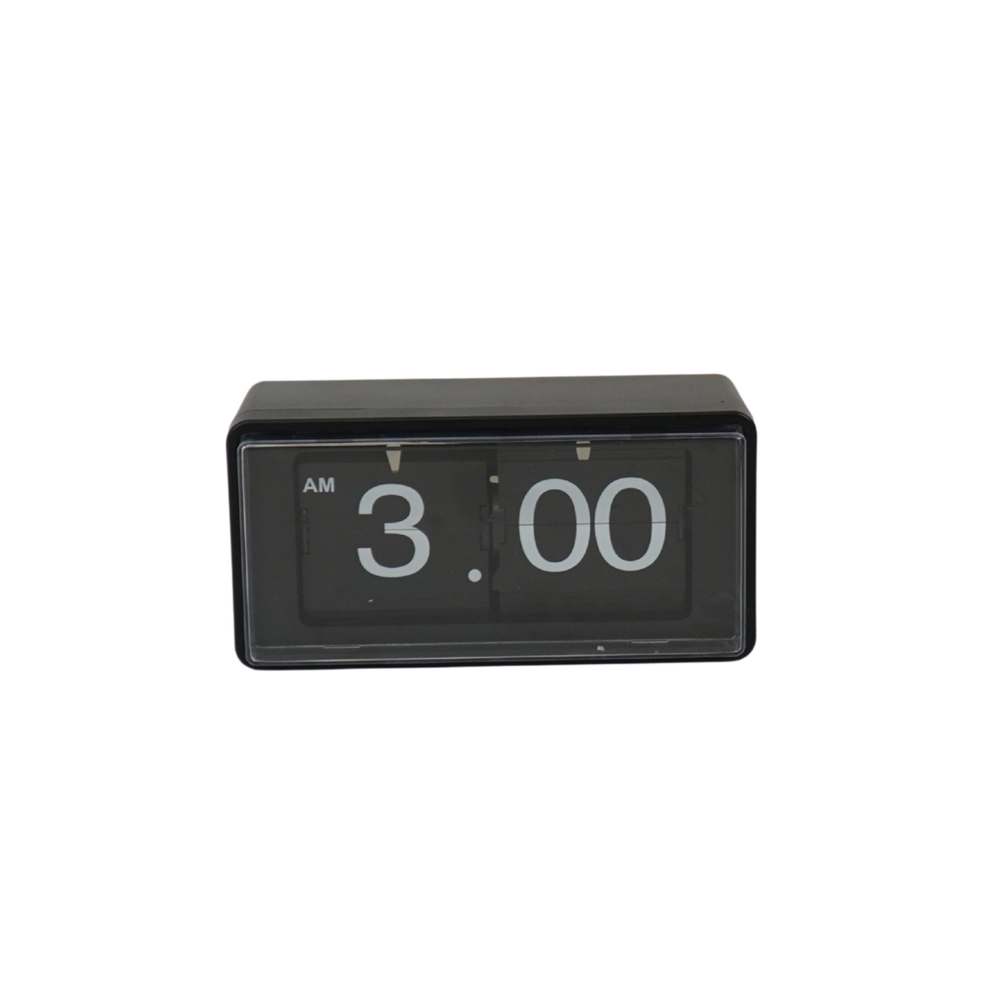 Clock- Cabinet Clock Flip Over- Black- 22x13x11,5cm