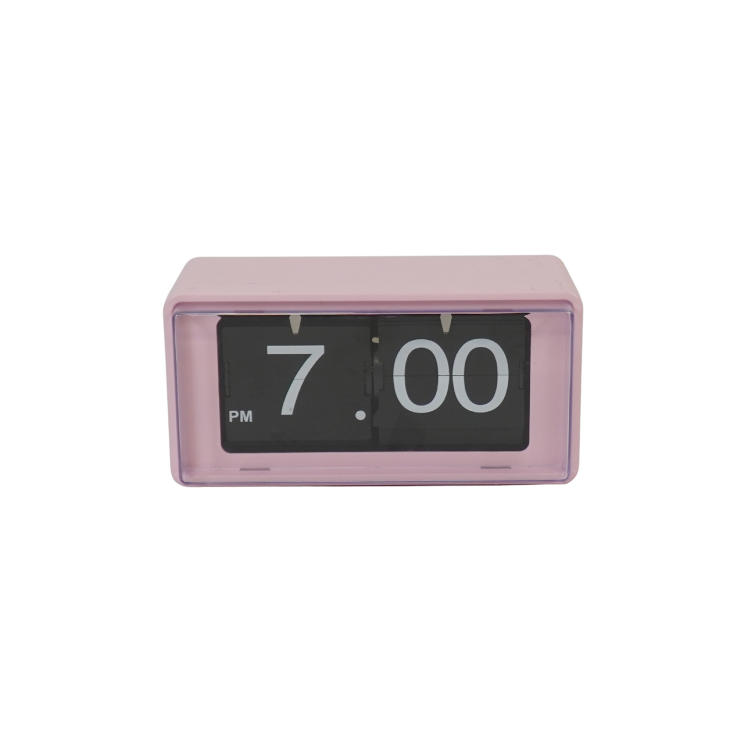 Clock- Cabinet Clock Flip Over- Pink- 22x13x11,5cm