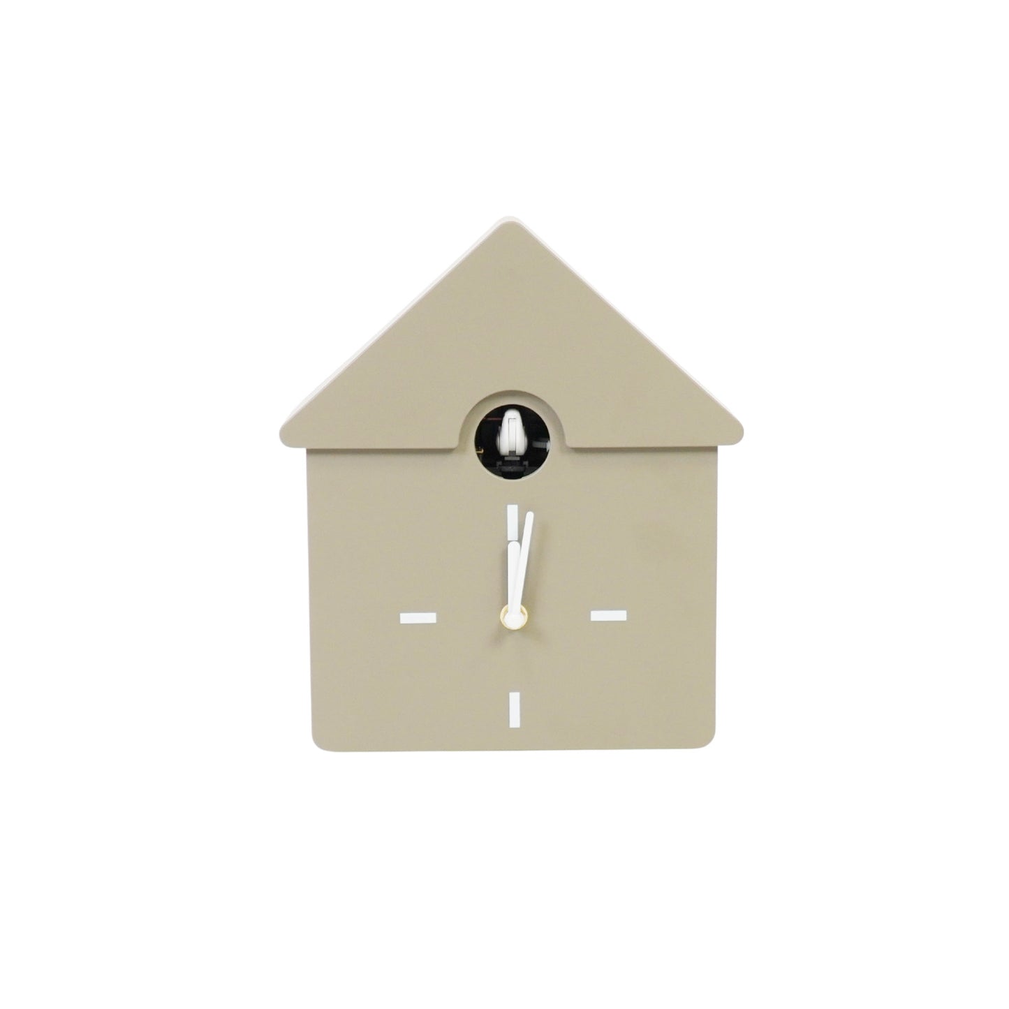 Clock- Wall Clock Cuckoo- Taupe- 24x27x9cm