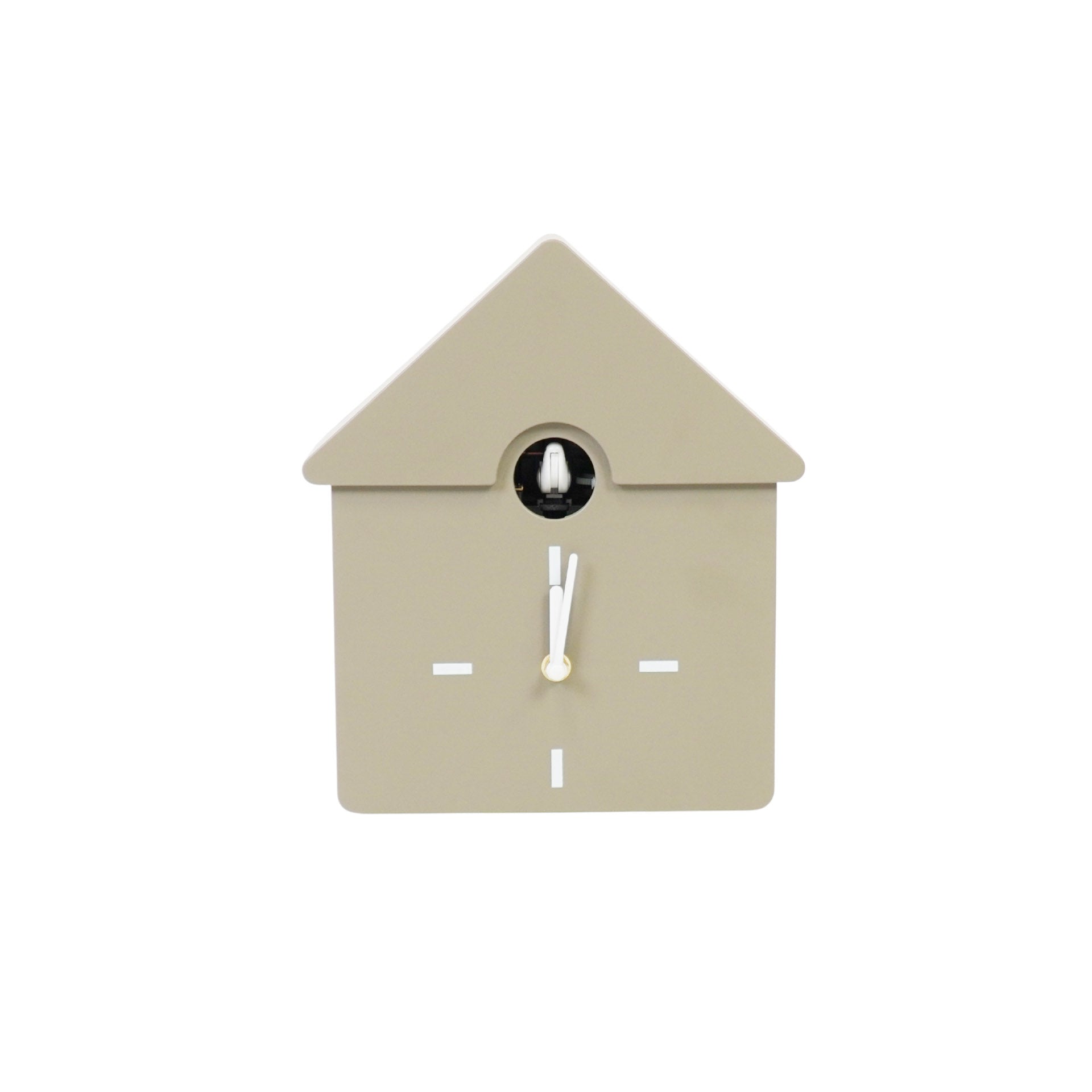 Clock- Wall Clock Cuckoo- Taupe- 24x27x9cm