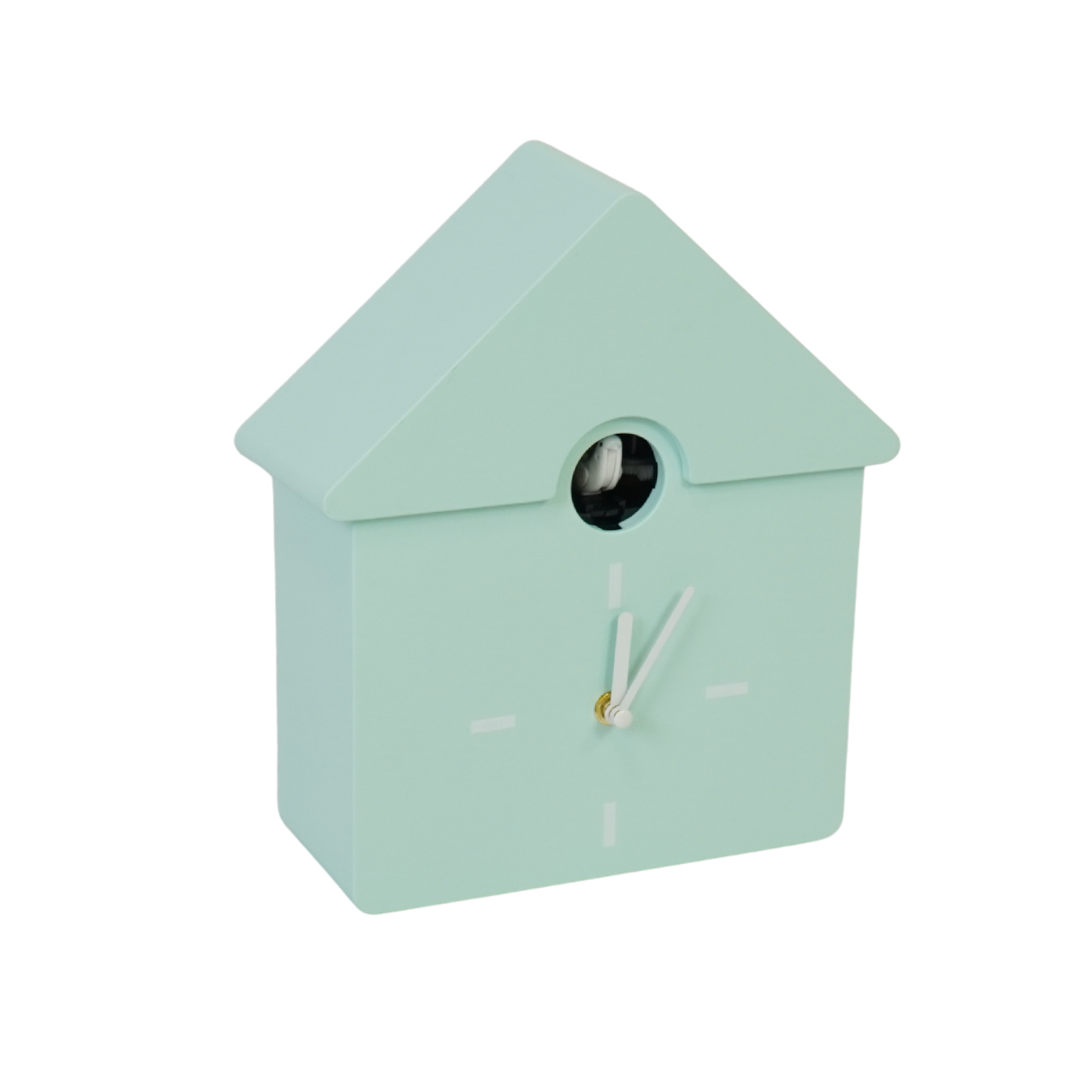 Clock- Wall Clock Cuckoo-Mint Green- 24x27x9cm