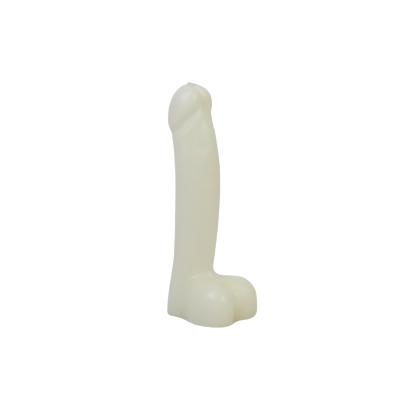 Candle - Dick - Wax - White - 160gram - 7x5,5x17cm