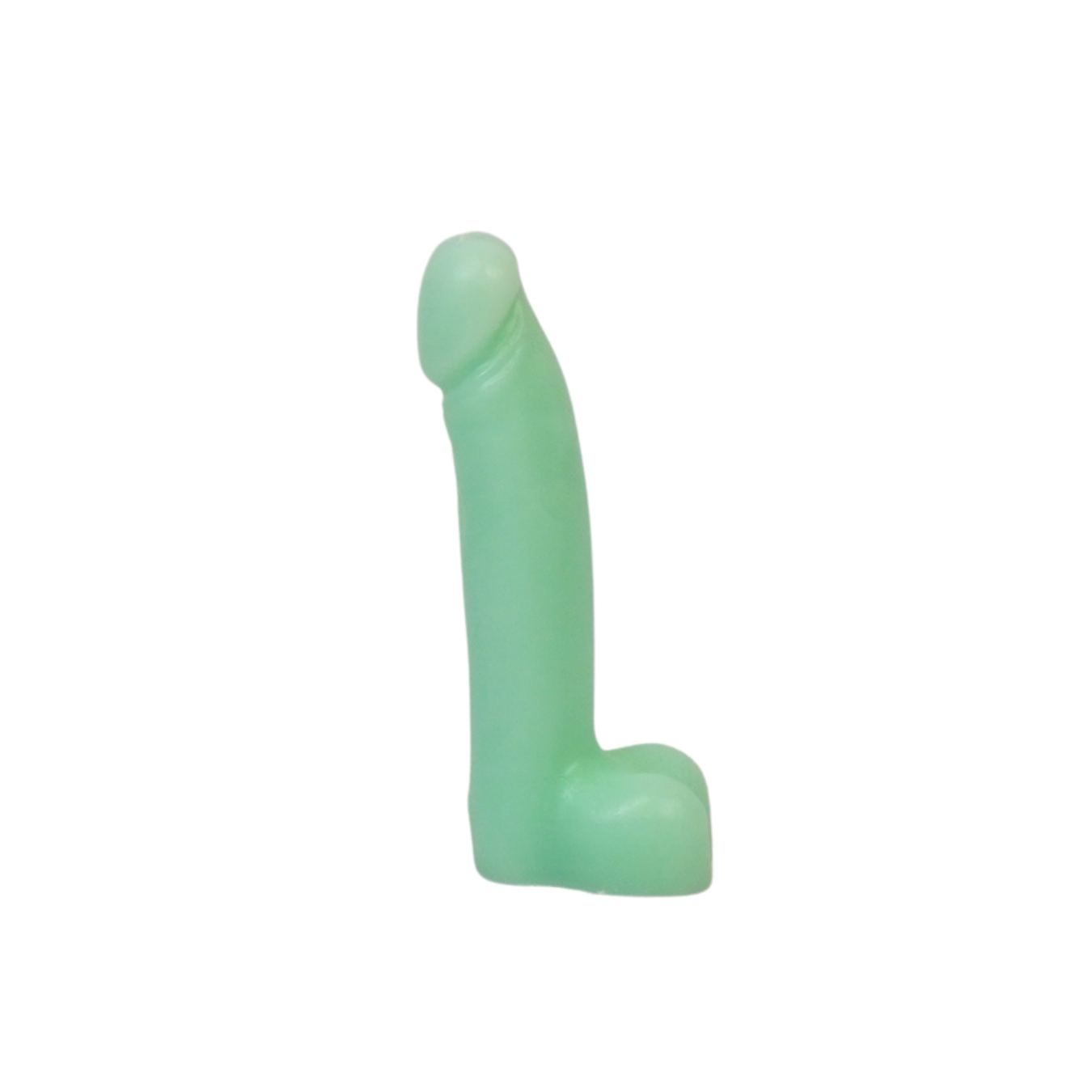 Candle - Dick - Wax - Mint - 160gram - 7x5,5x17cm