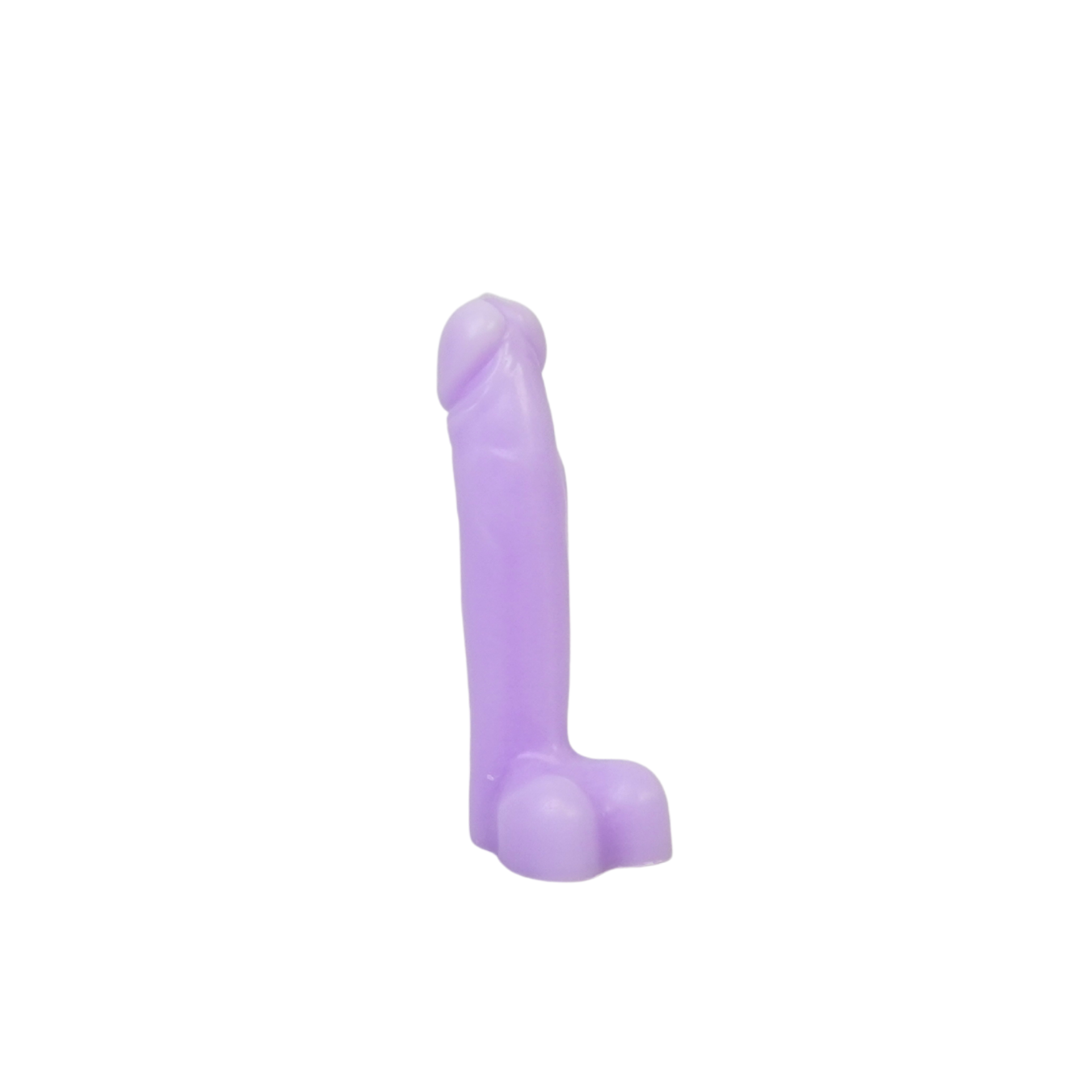 Candle - Dick - Wax - Lilac - 160gram - 7x5,5x17cm