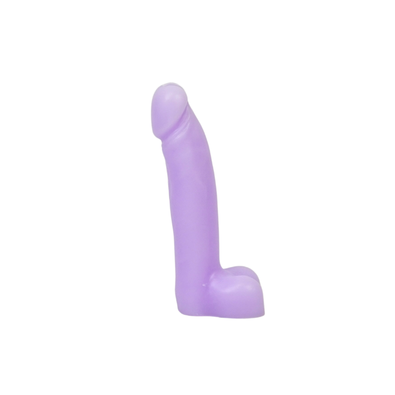 Candle - Dick - Wax - Lilac - 160gram - 7x5,5x17cm