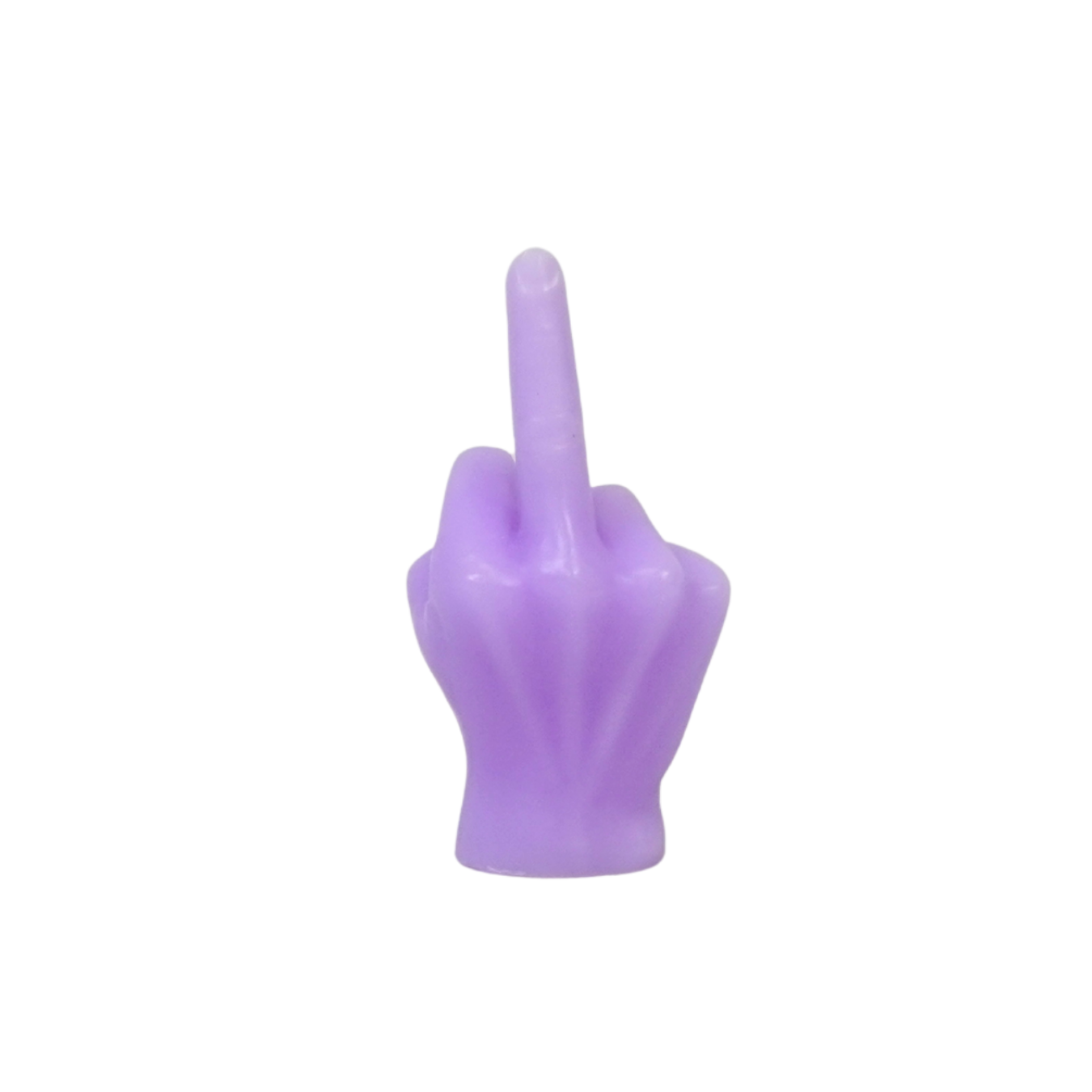 Candle -Middle Finger - Wax - Lilac - 310gram - 10x9x17cm