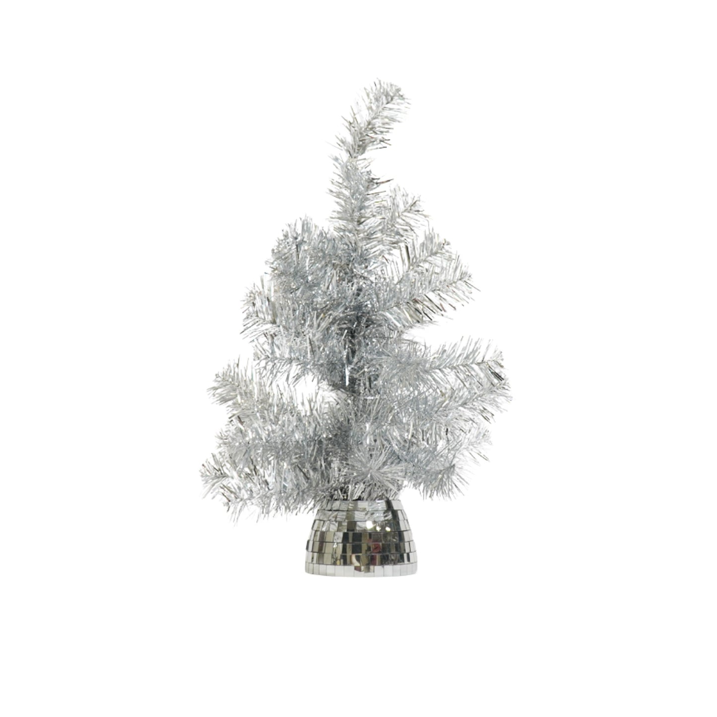Artifical Tree- Xmas Tree- Ledlight - Battery- Silver -50cm