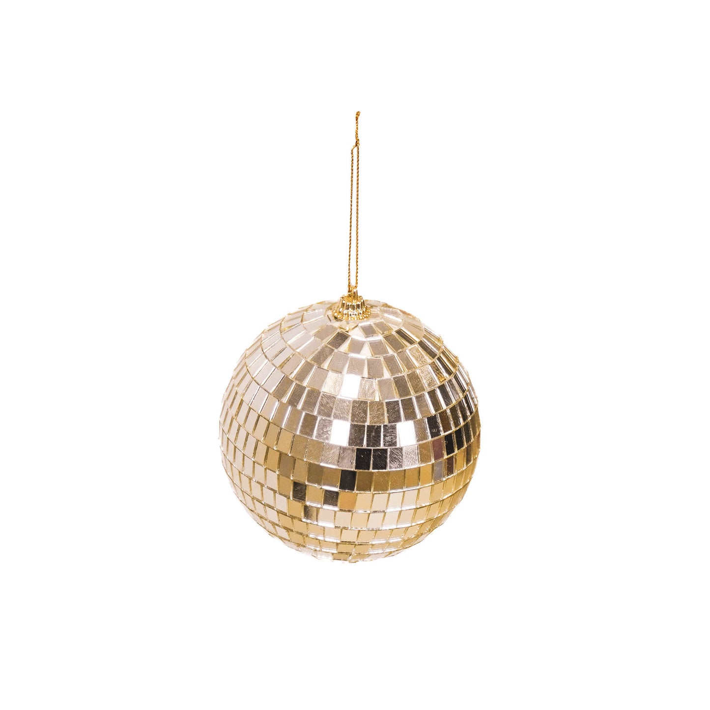 Christmas Decoration -  Christmas Hanger - Discoball - Foam - Gold - 10x10x10cm