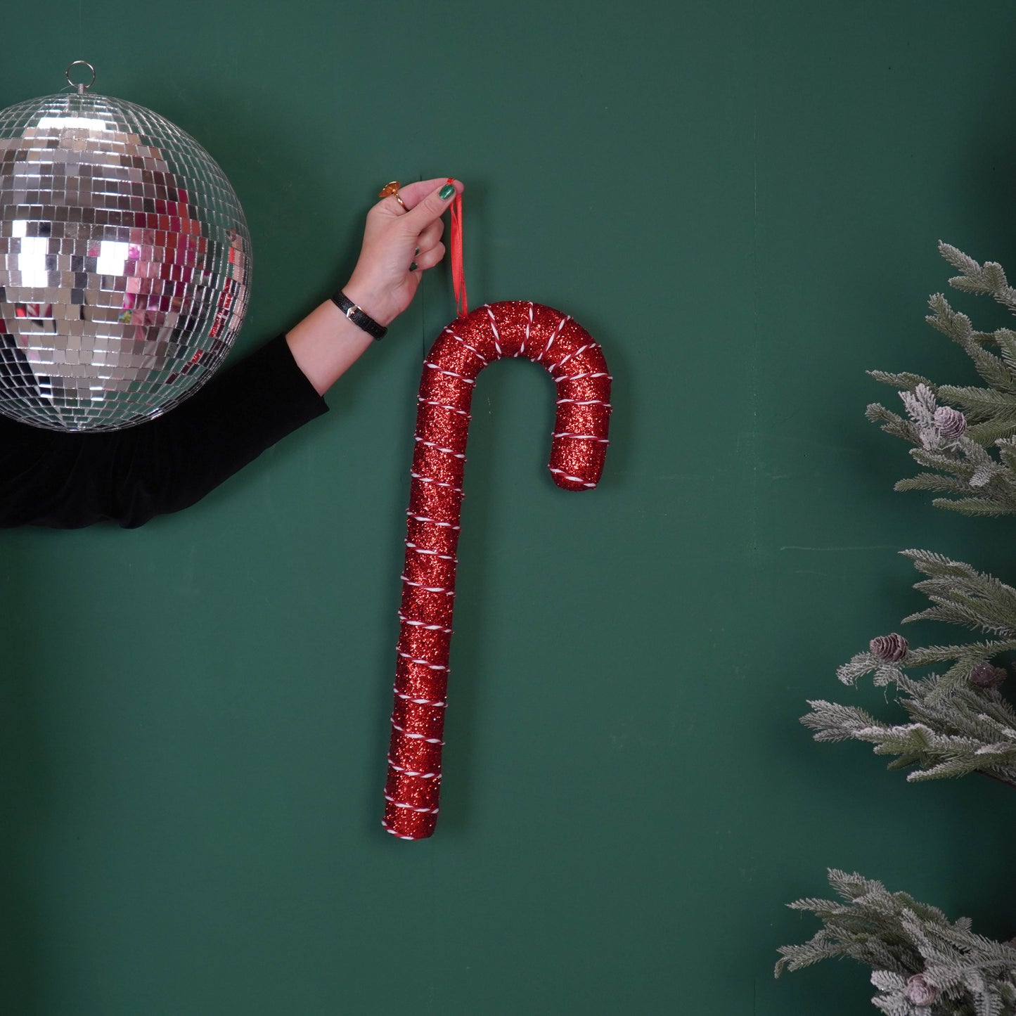 Christmas Decoration - Candy Cane - Foam - Red - 52cm