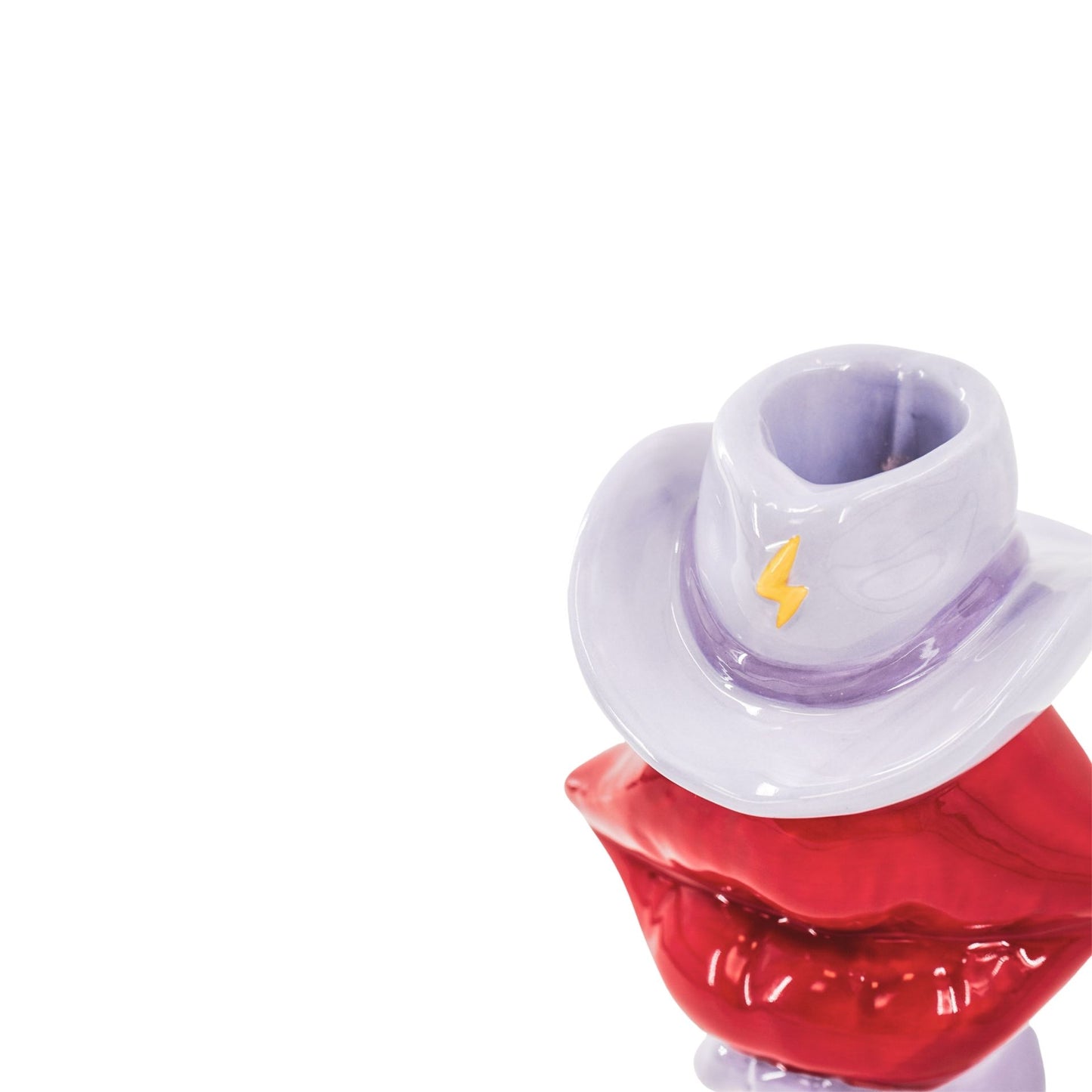 Candle Holder- Boot/ Lip/Hat - Pink/ Red/ Lilac-10x8x20 cm