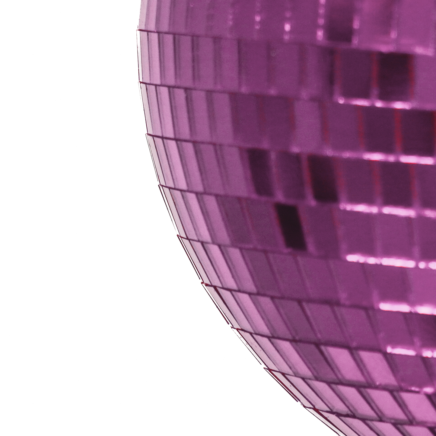 Christmas Decoration - Christmas Hanger - Discoball - Foam - Pink - 20x20x20cm