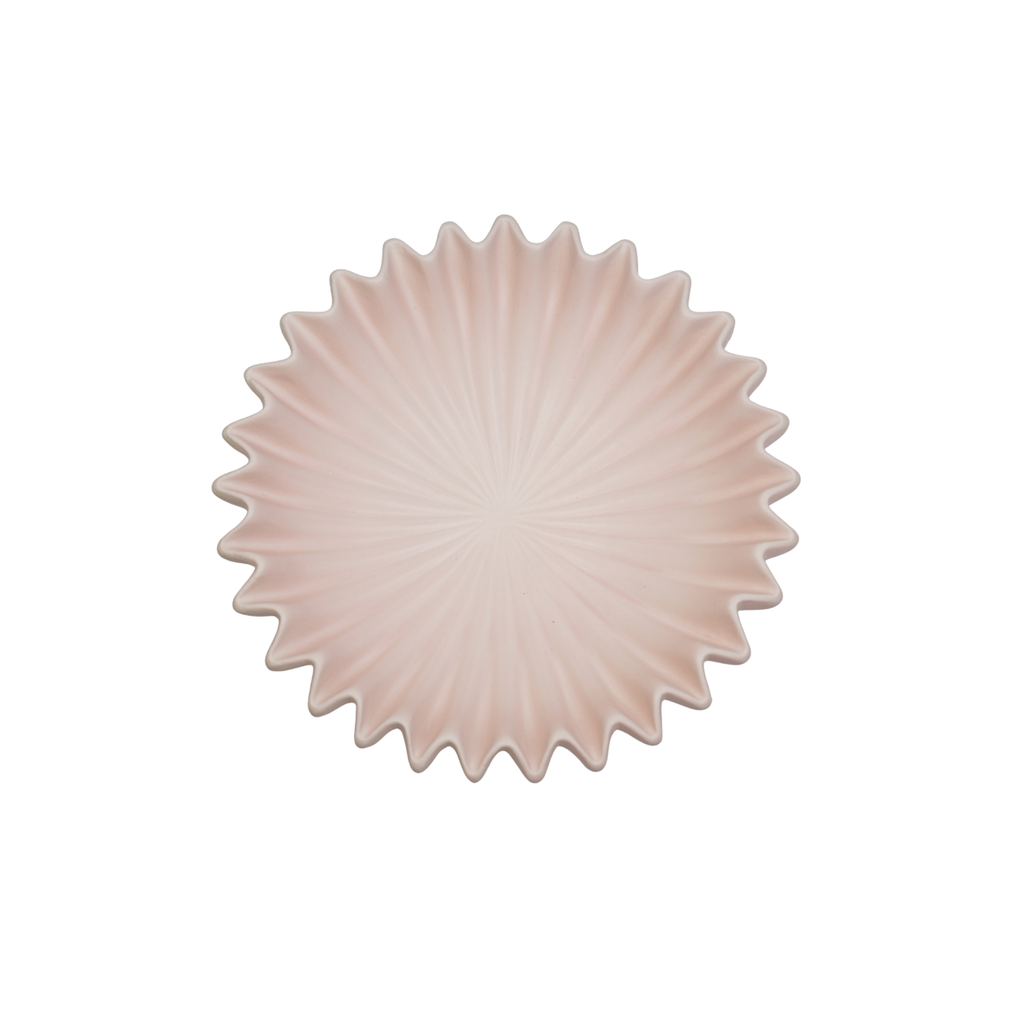 Bowl- Pleated Bowl - Ceramics- Light Pink- 29,5x29,5x9cm
