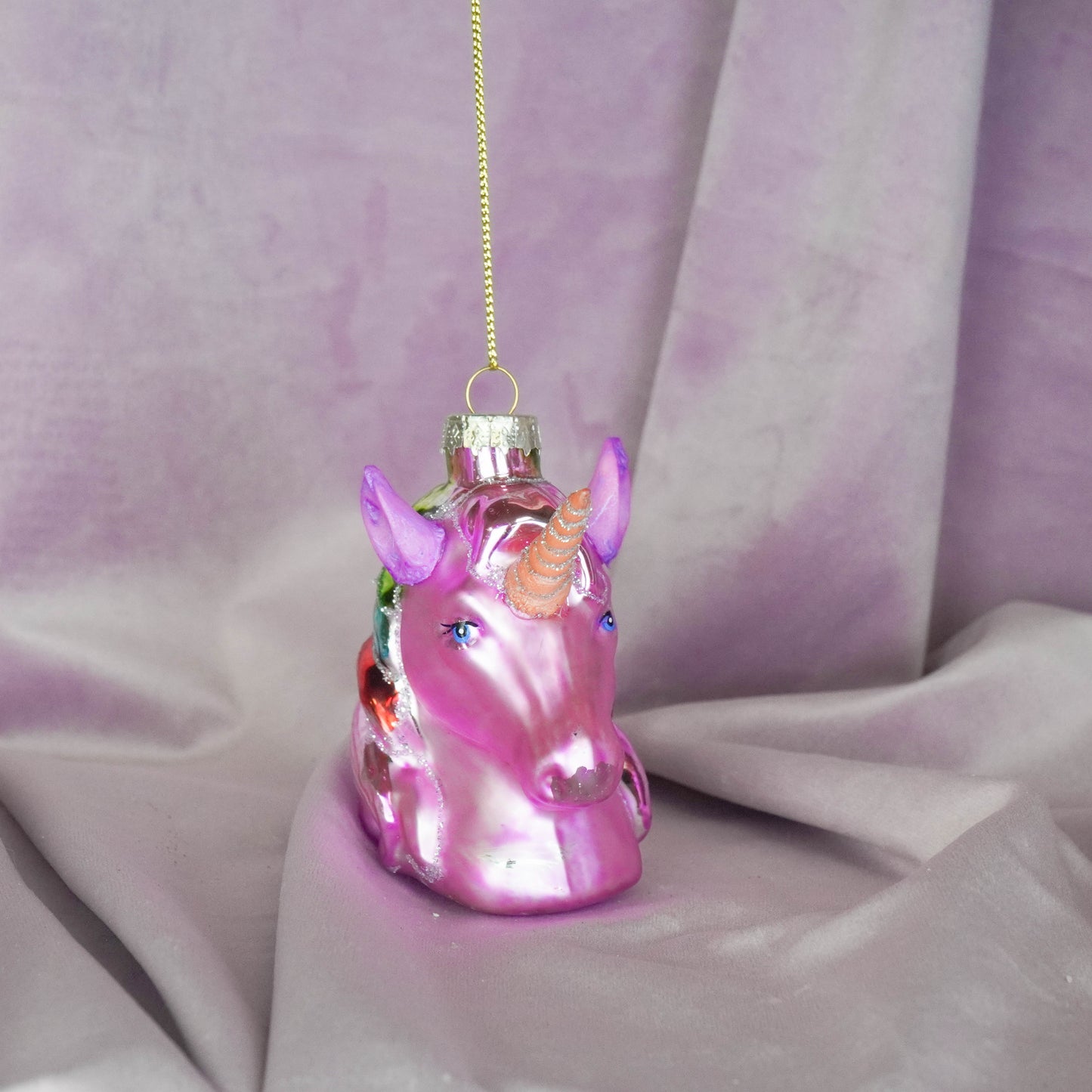 Xmas Hanger - Pink Unicorn - 5x8x8,5cm